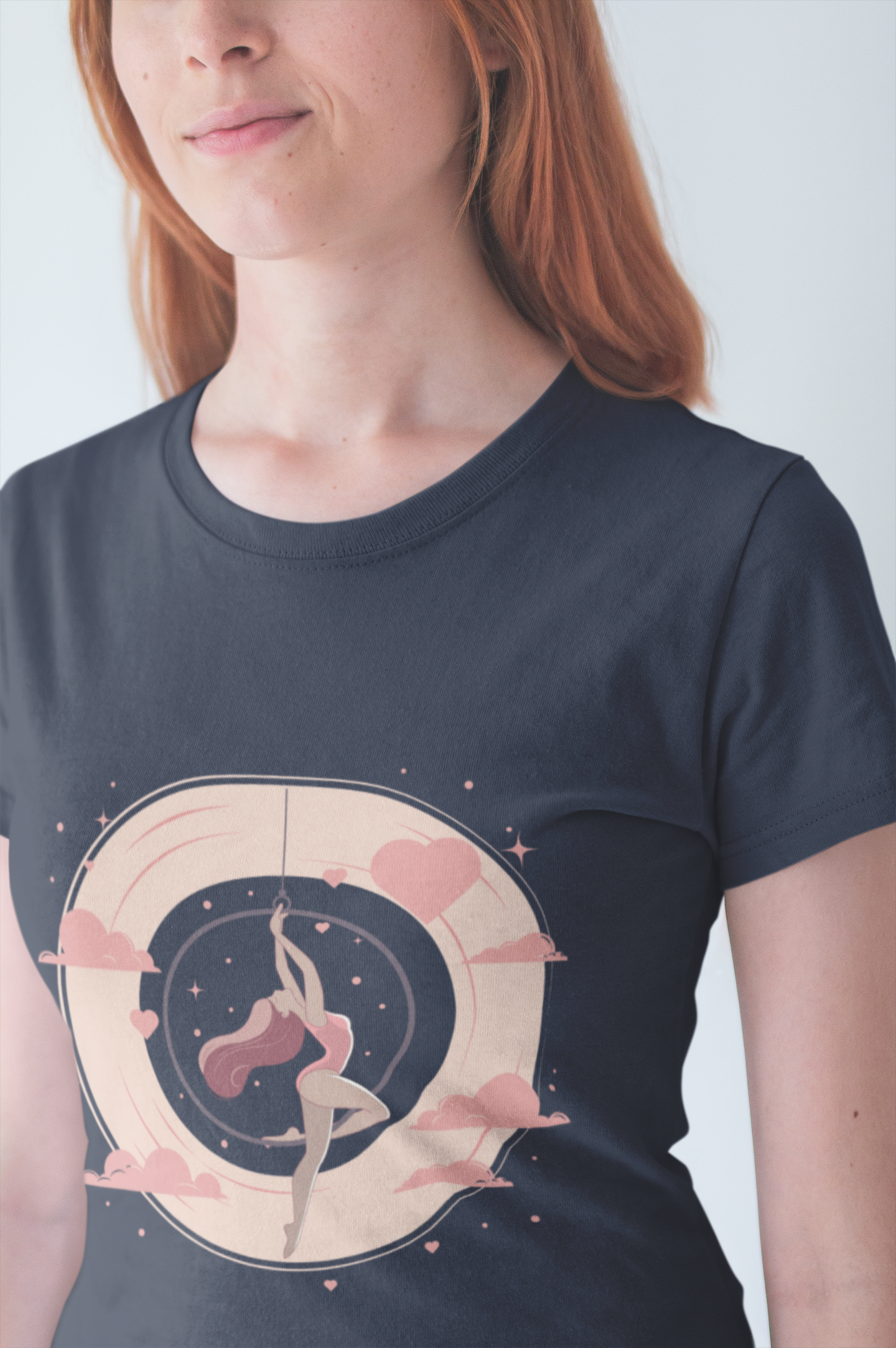 Aerial Hoop Aerialist - Elegant & Artistic Dancer T-Shirt