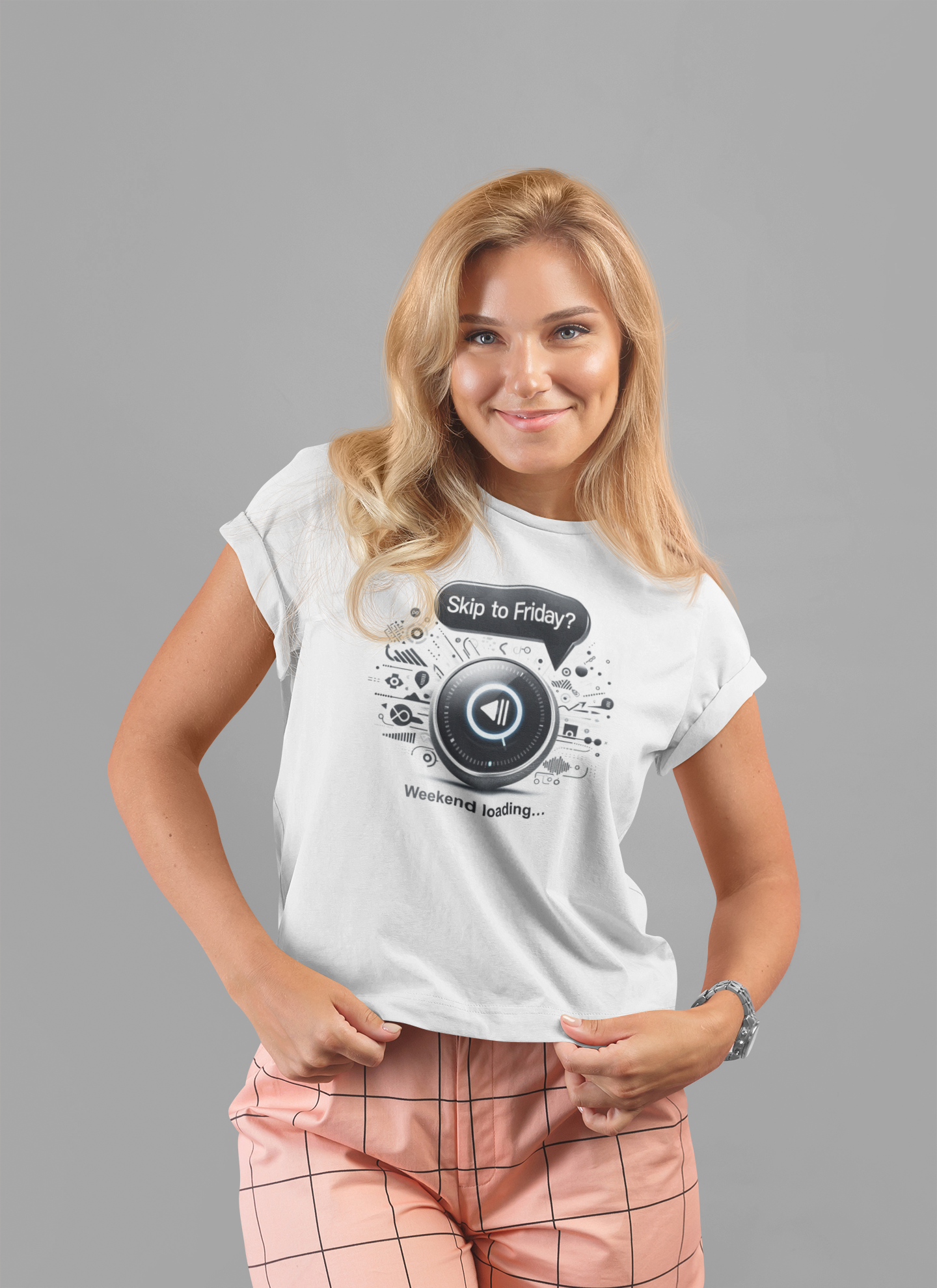 Alexa, Skip to Friday Skip to Friday & Weekend Loading | Media Icons Graphic T-Shirt