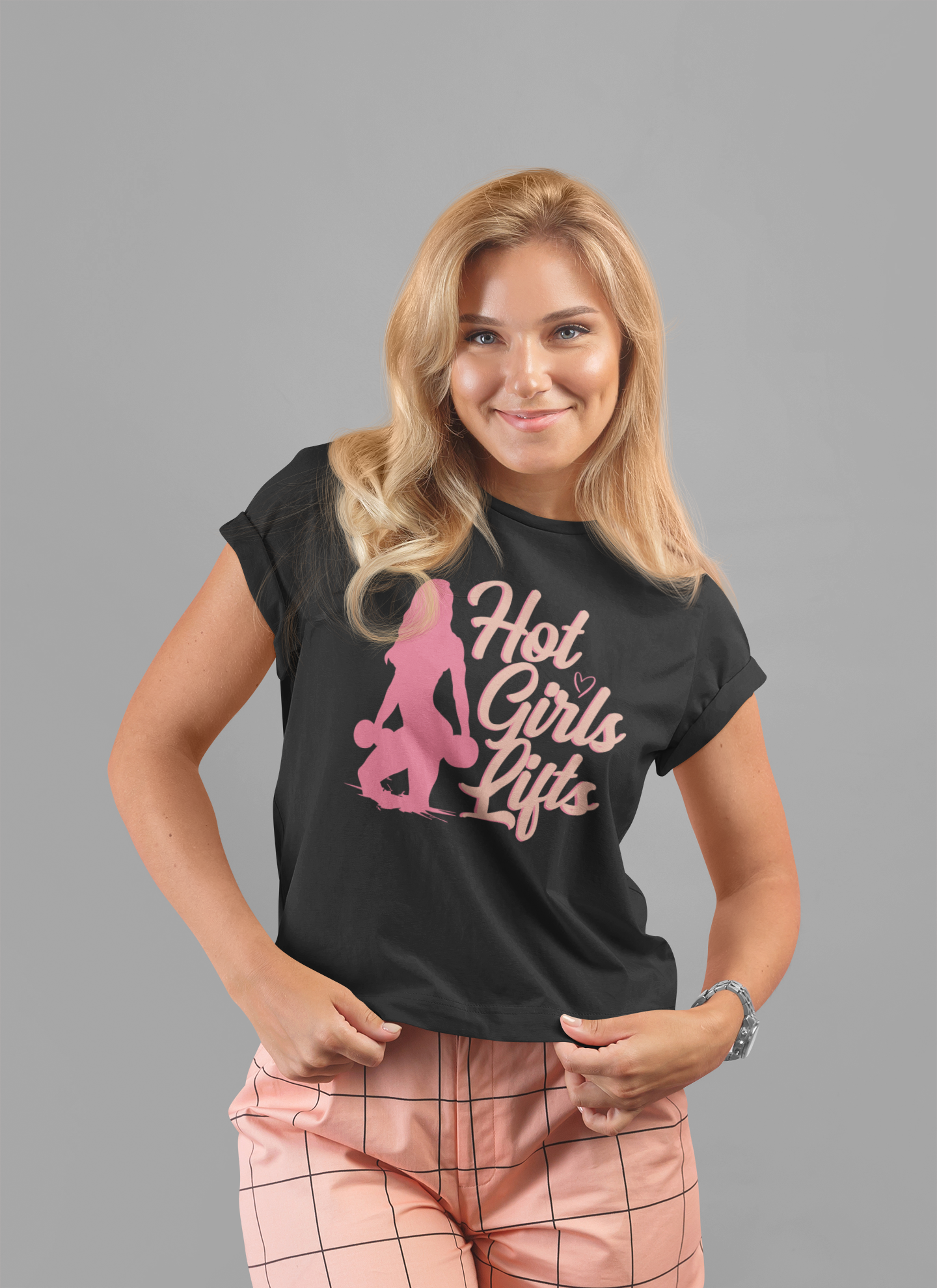 Hot Girl Lifting Shirt, Strong Women Fitness Tee, Gym Motivation T Shirt, Confident Workout Apparel, Barbell Babe Graphic Top