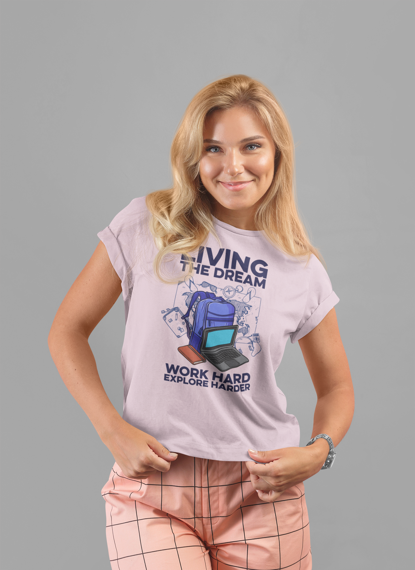 Living the Dream   Official Graphic Statement Tee for Bold Minds, Modern Thinkers, and Everyday Expression Everywhere