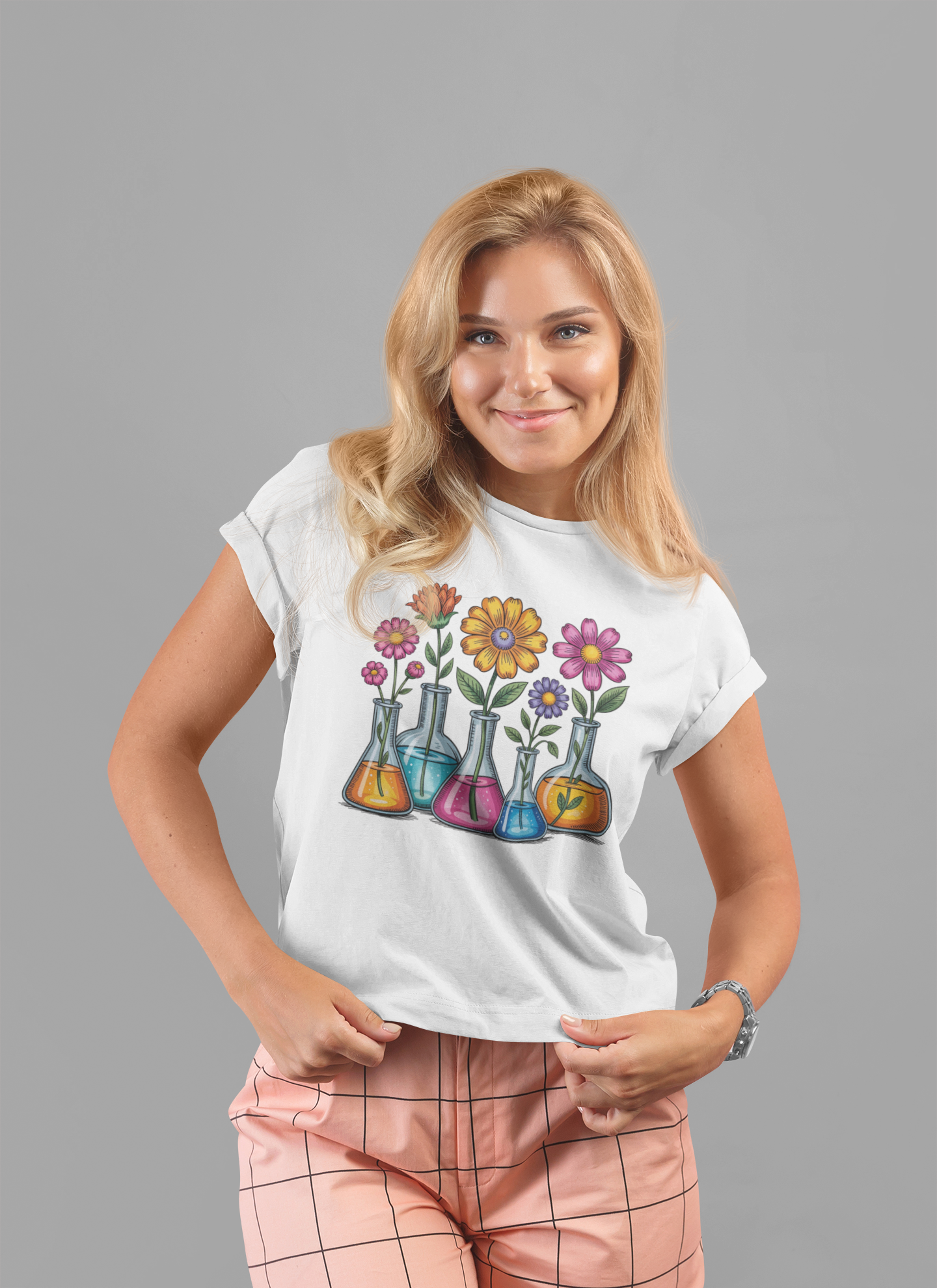 Chemistry Flower Power Shirt – Botanical Science Graphic Tee