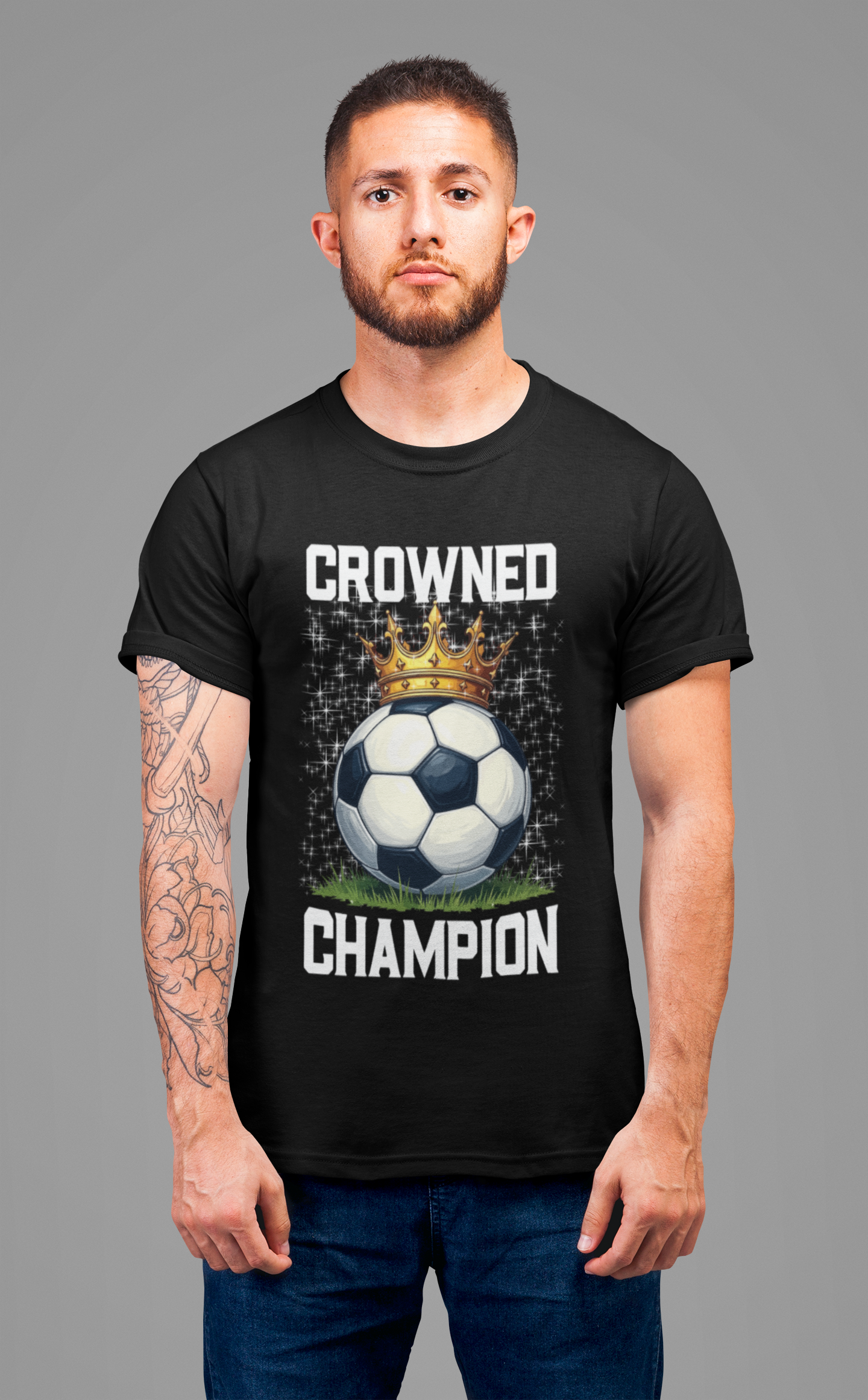 Crowned Champion Shirt, Victory Tee, Motivational Sports Shirt, Winning Mindset Top, Athlete Gift Tee, Hustle Hard Shirt