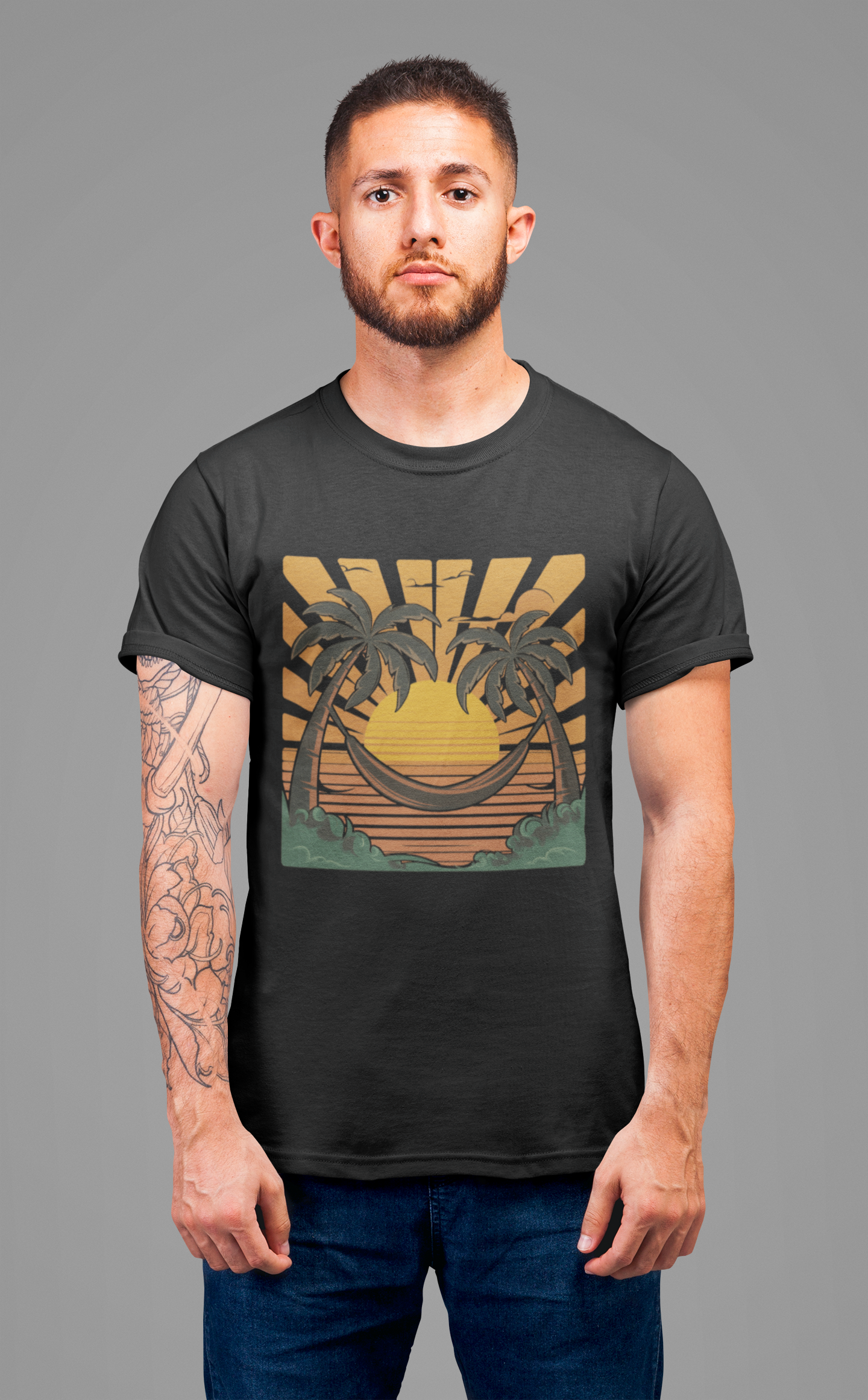 Sunset and Chill Hammock Paradise Sunset T-Shirt