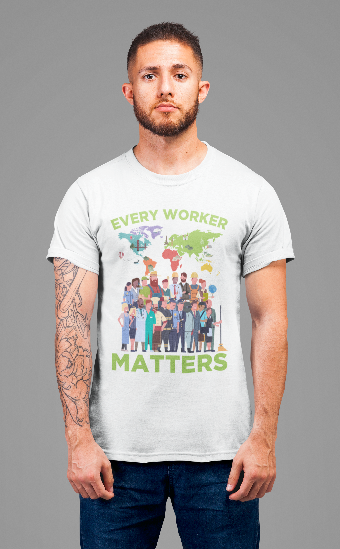 Every Worker Matters Shirt, Labor Rights Tee, Workplace Equality Shirt, Union Strong Shirt, Support Workers Gift Tee