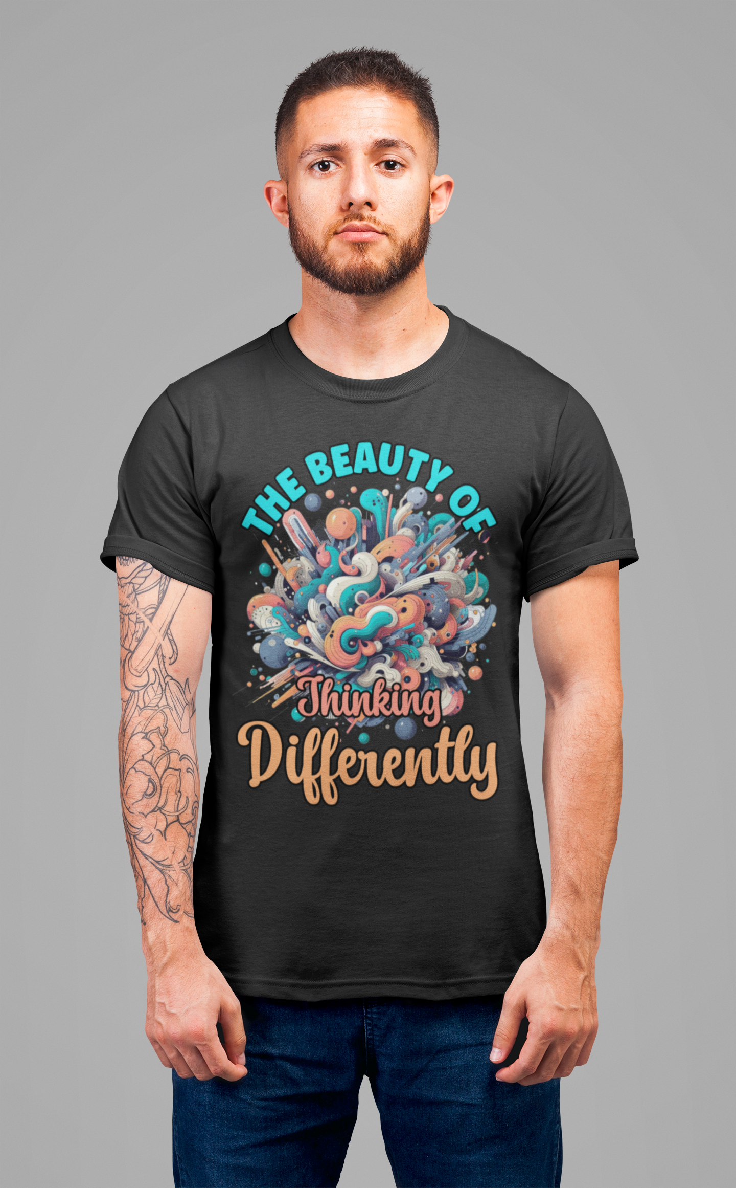 The Beauty of Thinking Differently Tshirt – Abstract Thinking Graphic
