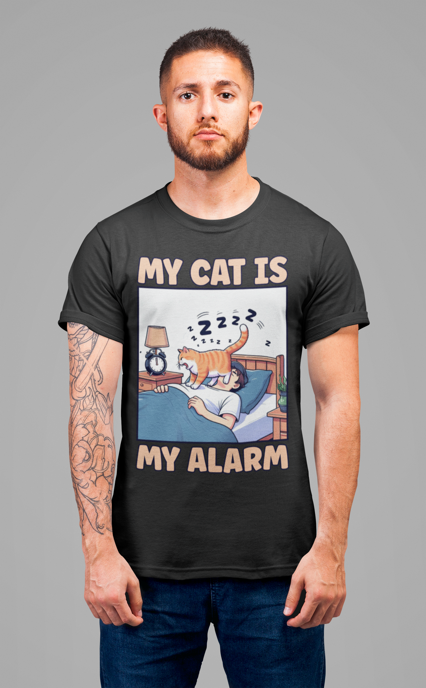 My Cat is My Alarm Clock T-shirt