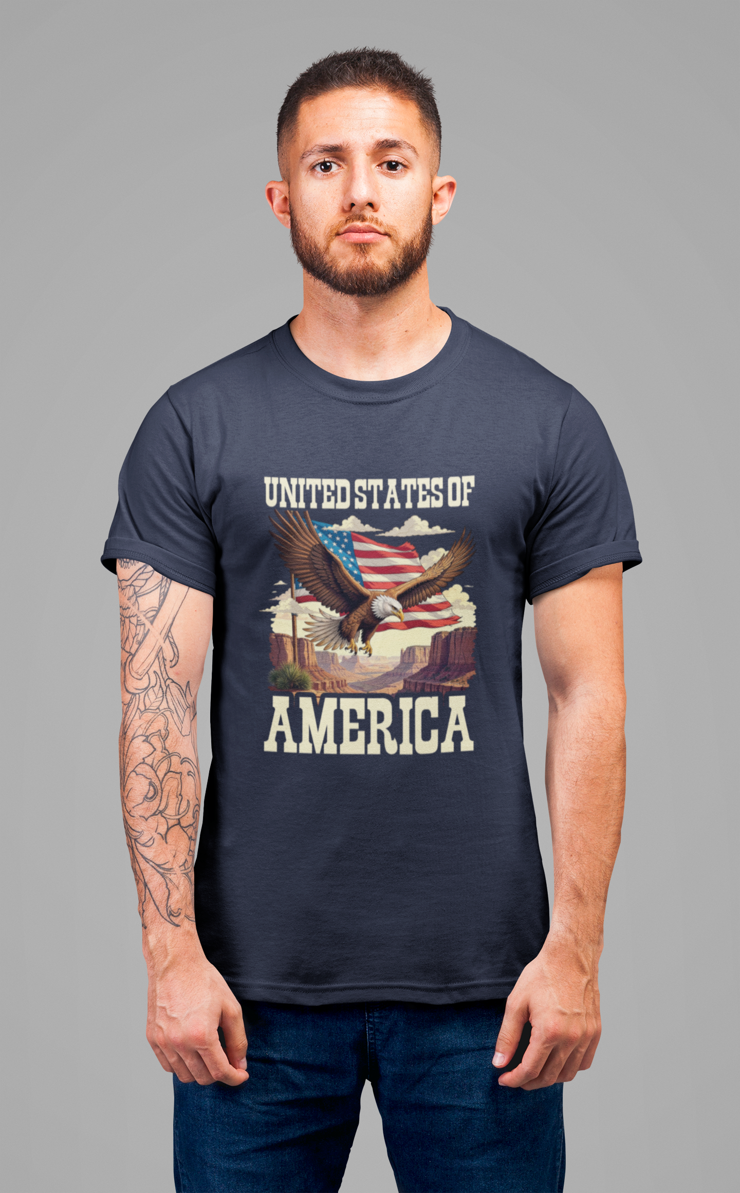 Stars Stripes Strength Shirt Patriotic USA Graphic Tee for Americans Who Stand Boldly in Their Love for Country Liberty and Unity