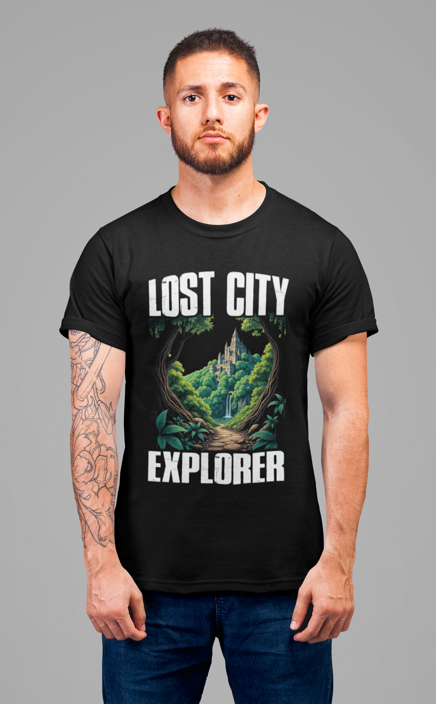 Lost City Explorer Tee, History Adventure Shirt, Archaeology Trek Top, Ancient Mystery Graphic, Discovery Fan Gift