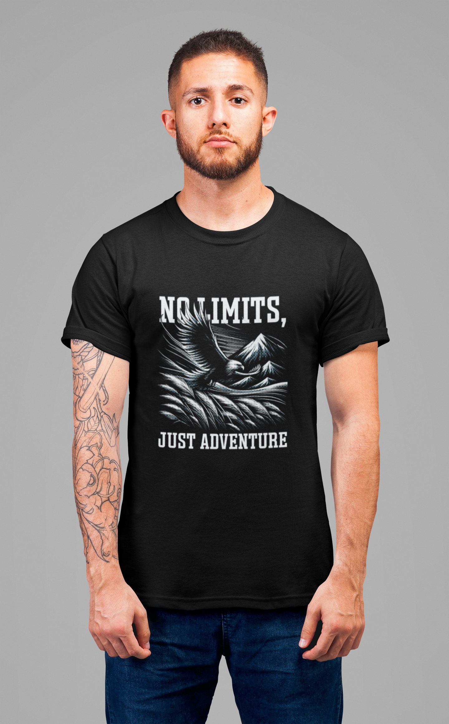 Wild and Free - No Limits Adventure Eagle T-Shirt