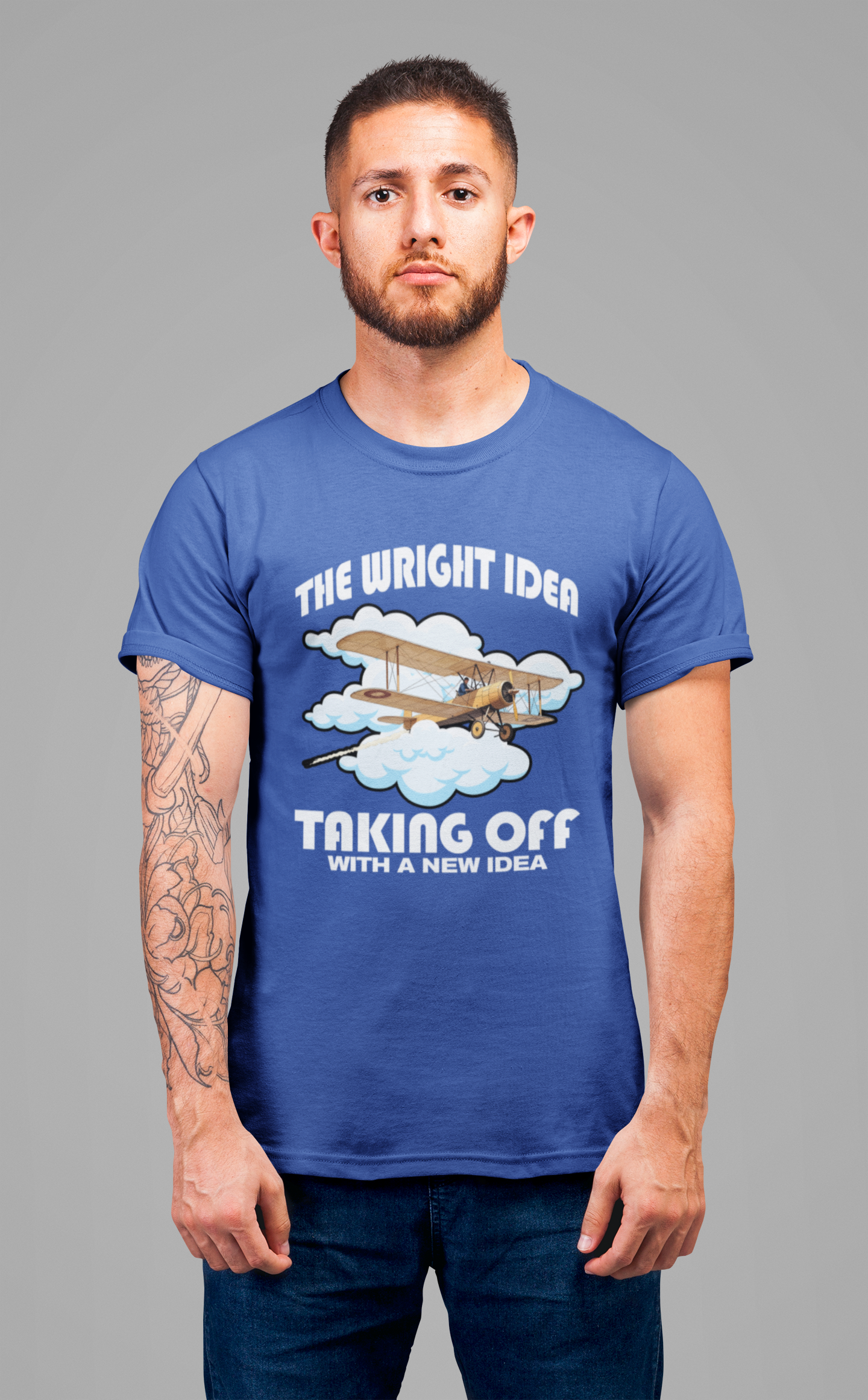 The Wright Idea Tee, Aviation Pioneer Shirt, Flight History Graphic Tee, Air Travel Tribute Top, Genius Mind Gift Shirt
