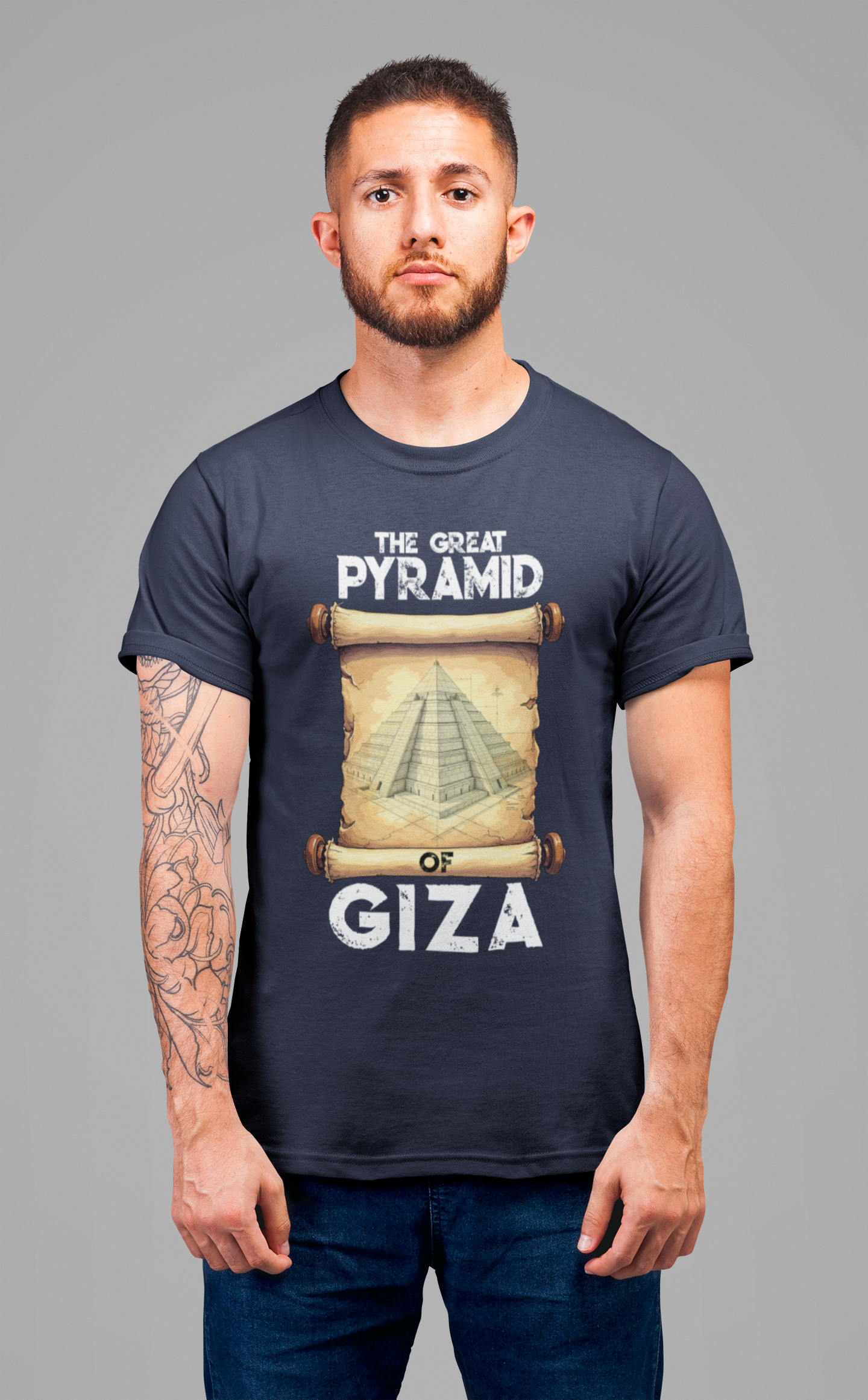 Pyramid Blueprint Tee, Ancient Design Shirt, Egypt History Graphic Tee, Architectural Genius Top, Cultural Heritage Gift