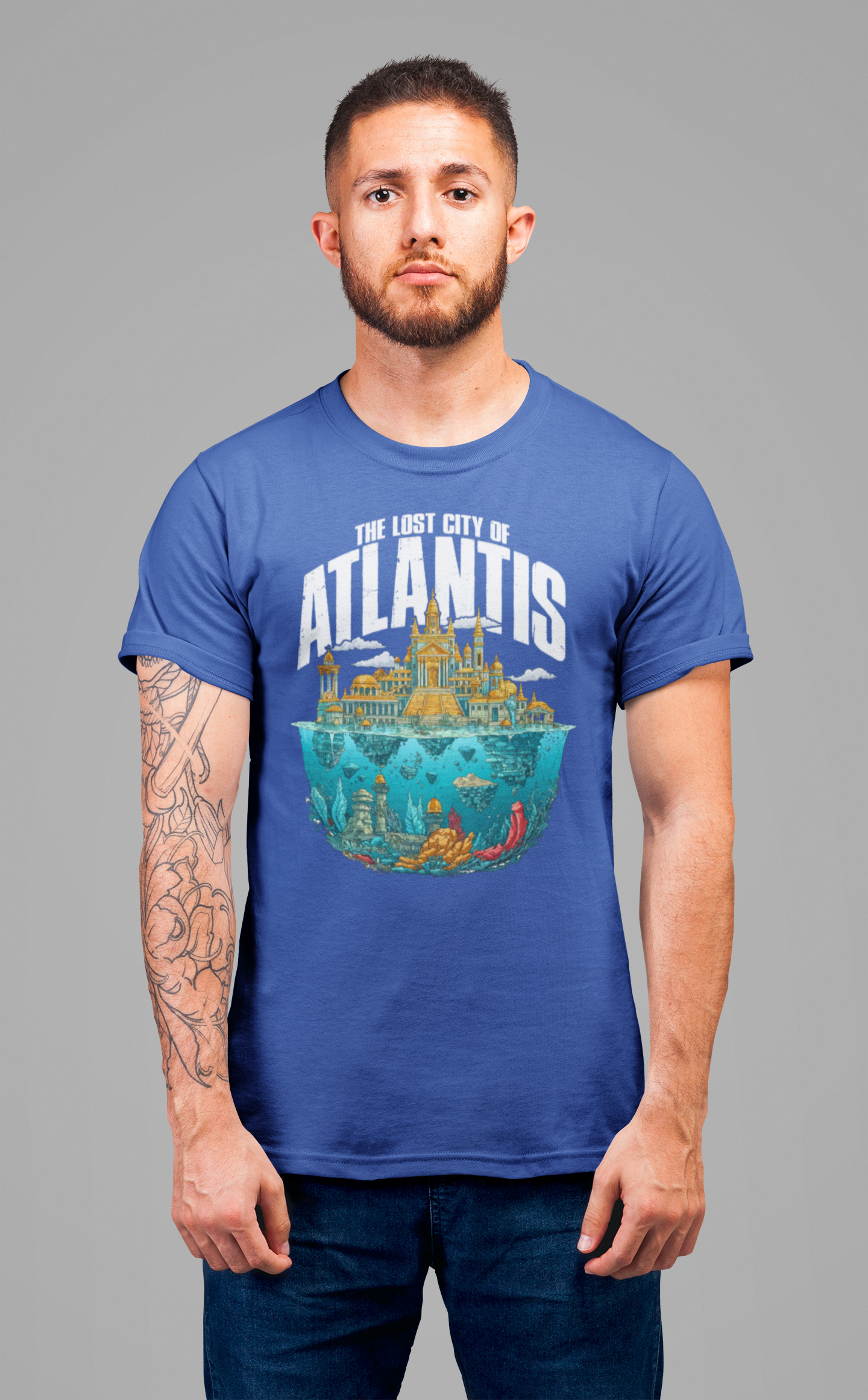 Atlantis Found Tee, Lost Civilization Shirt, Ocean Mystery Graphic Tee, Ancient History Fan Top, Explorer Gift