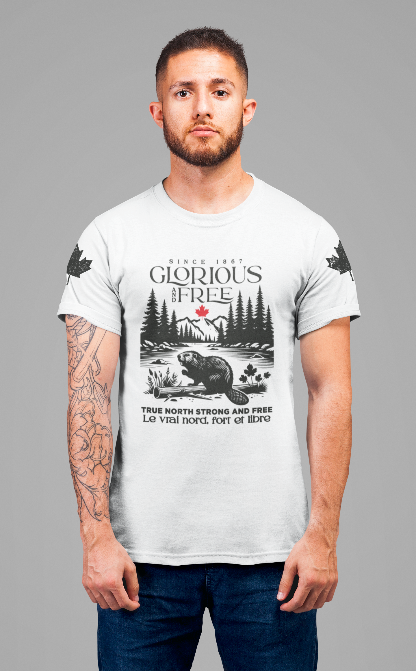 Canada Beaver Glorious North T-Shirt