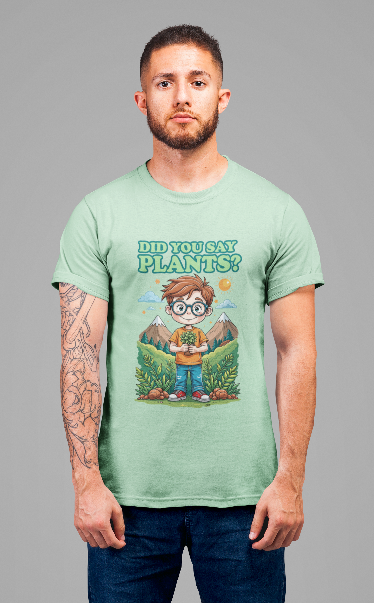 Did You Say Plants? T-Shirt – Cute Nature Lover Kids Graphic Tee