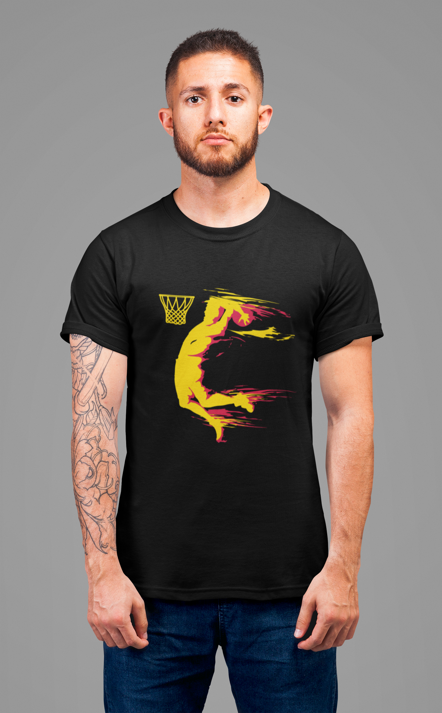 Slam Dunk King Basketball Graphic Tee for Court Rulers Who Bring Power Style and Flight Every Time They Throw Down the Rim