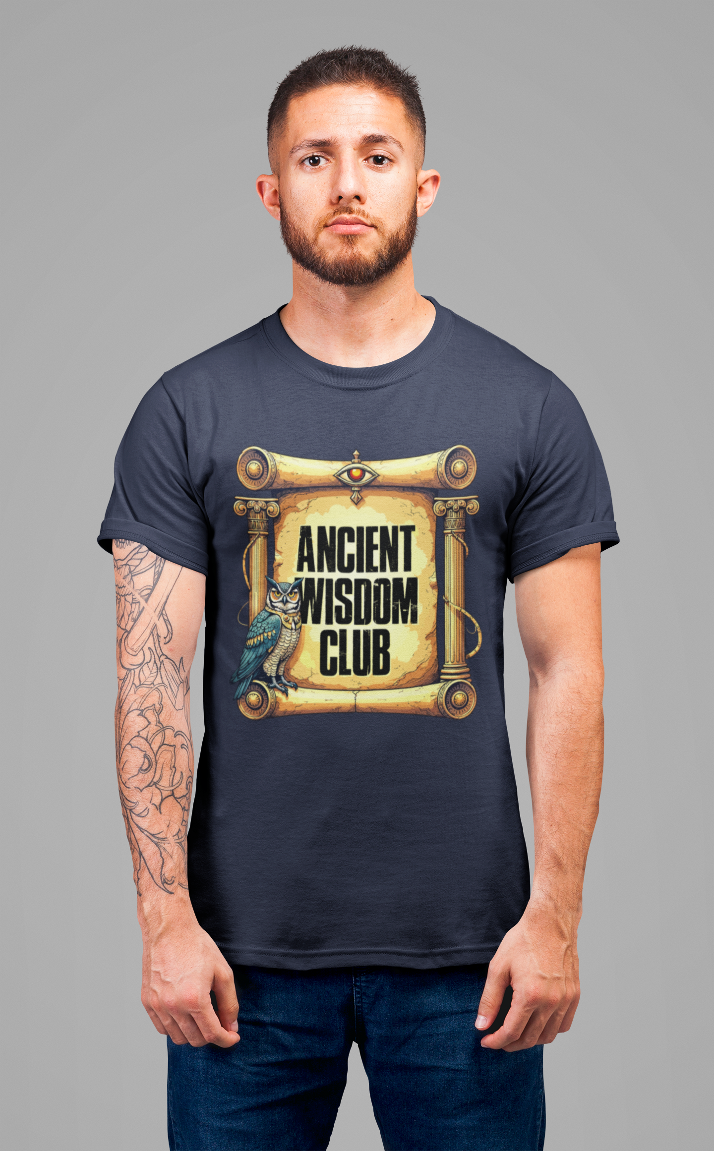 Ancient Wisdom Club Tee, History Knowledge Shirt, Classic Thinkers Graphic Tee, Timeless Insight Top, Philosophy Fan Gift