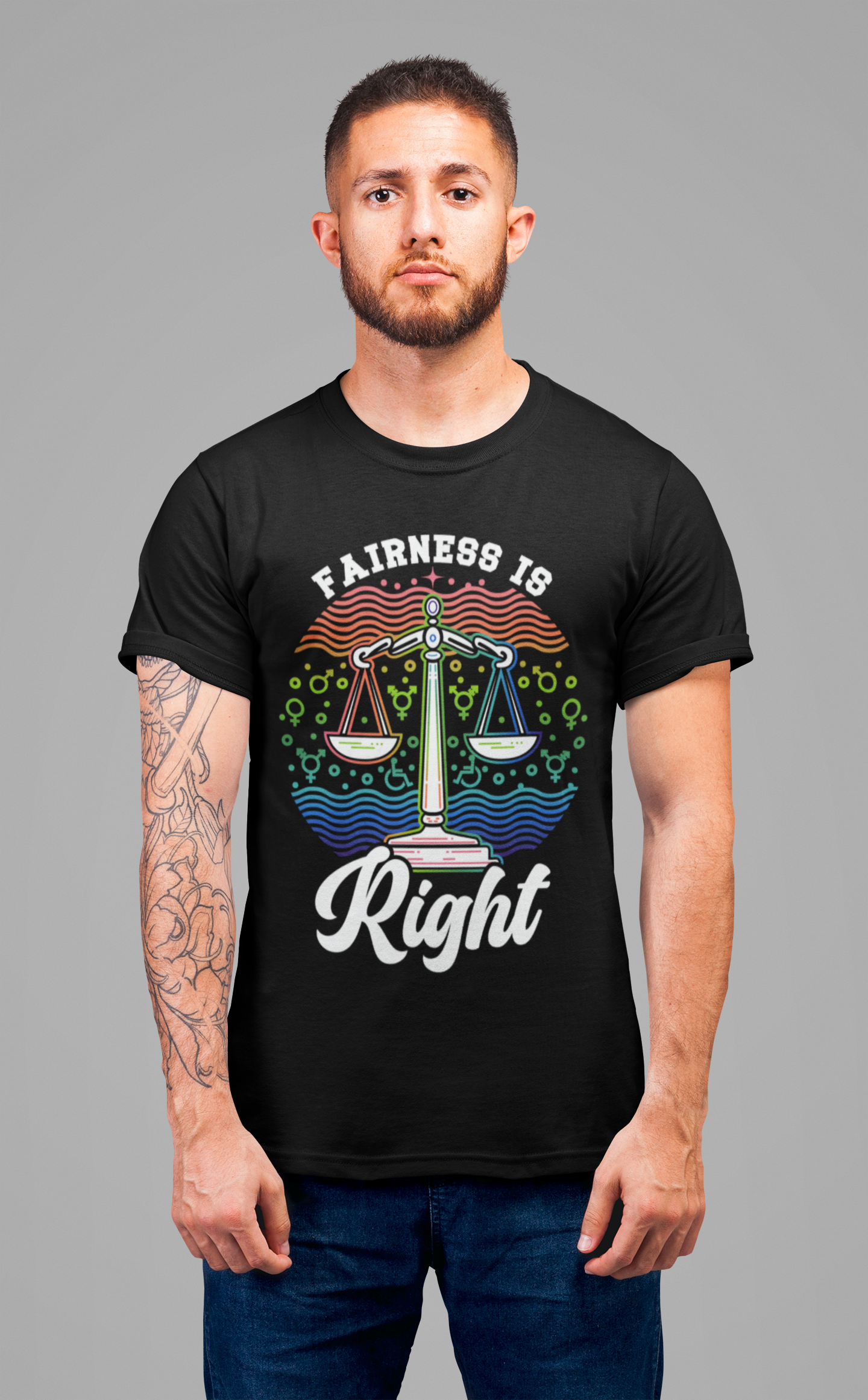 Fairness Is Right – Equality for All Graphic T-Shirt