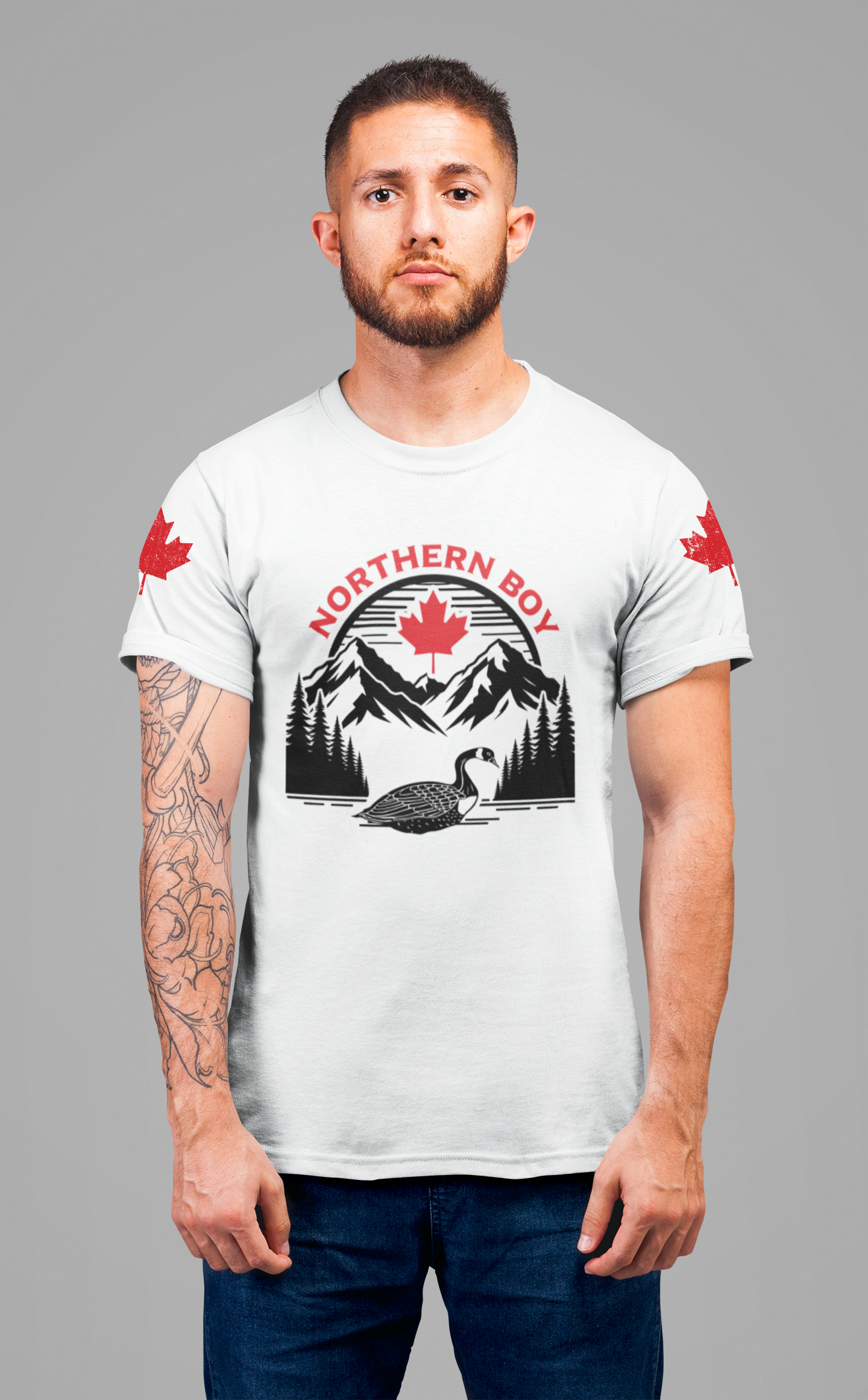 Northern Boy Lake Goose T-Shirt