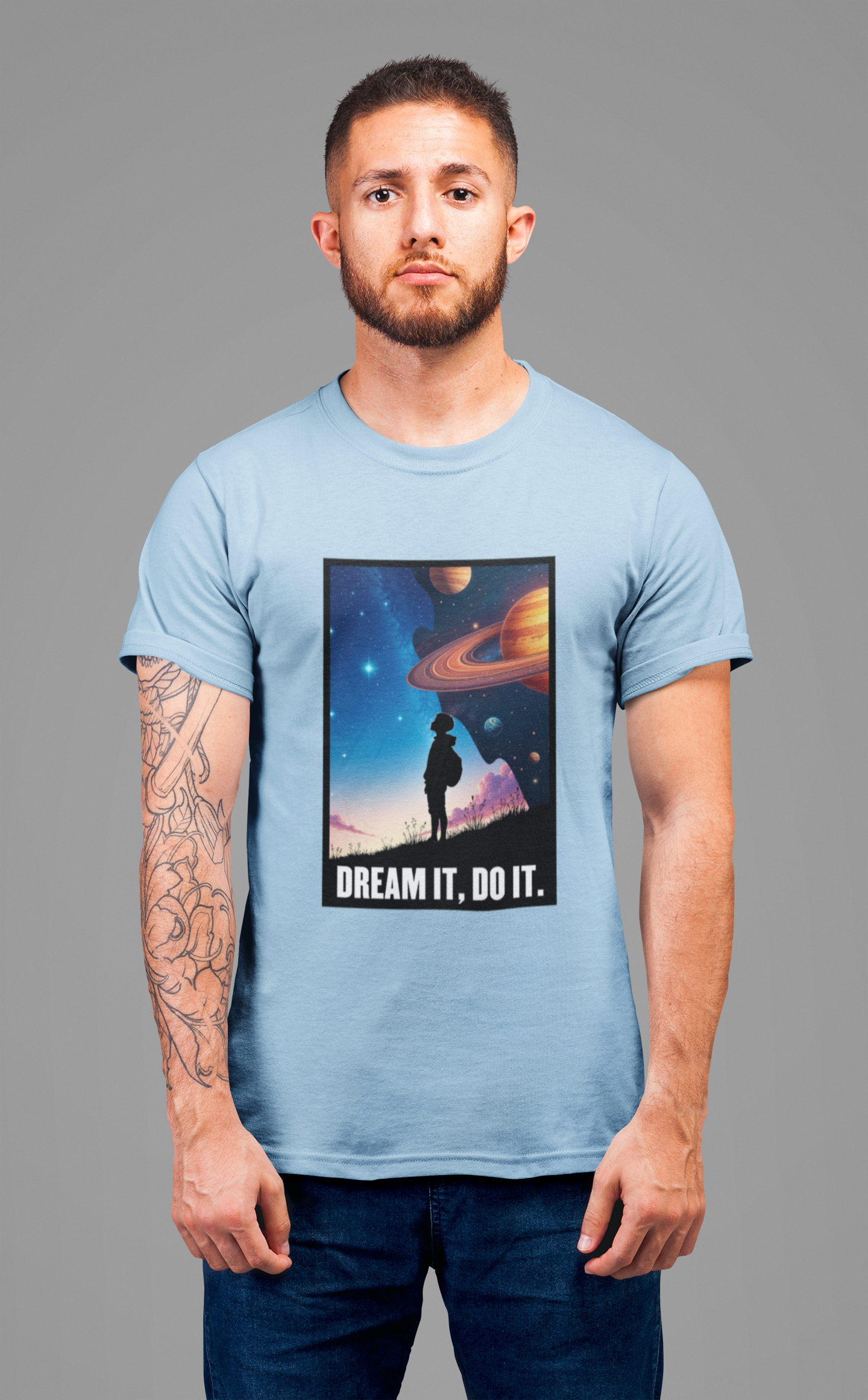 Dream It Do It Shirt, Motivational Quote Tee, Positive Mindset Shirt, Goal Getter Top, Inspirational Gift Tee