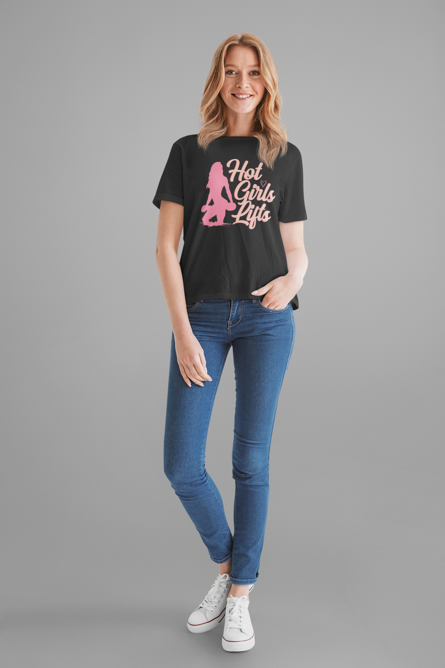 Hot Girl Lifting Shirt, Strong Women Fitness Tee, Gym Motivation T Shirt, Confident Workout Apparel, Barbell Babe Graphic Top