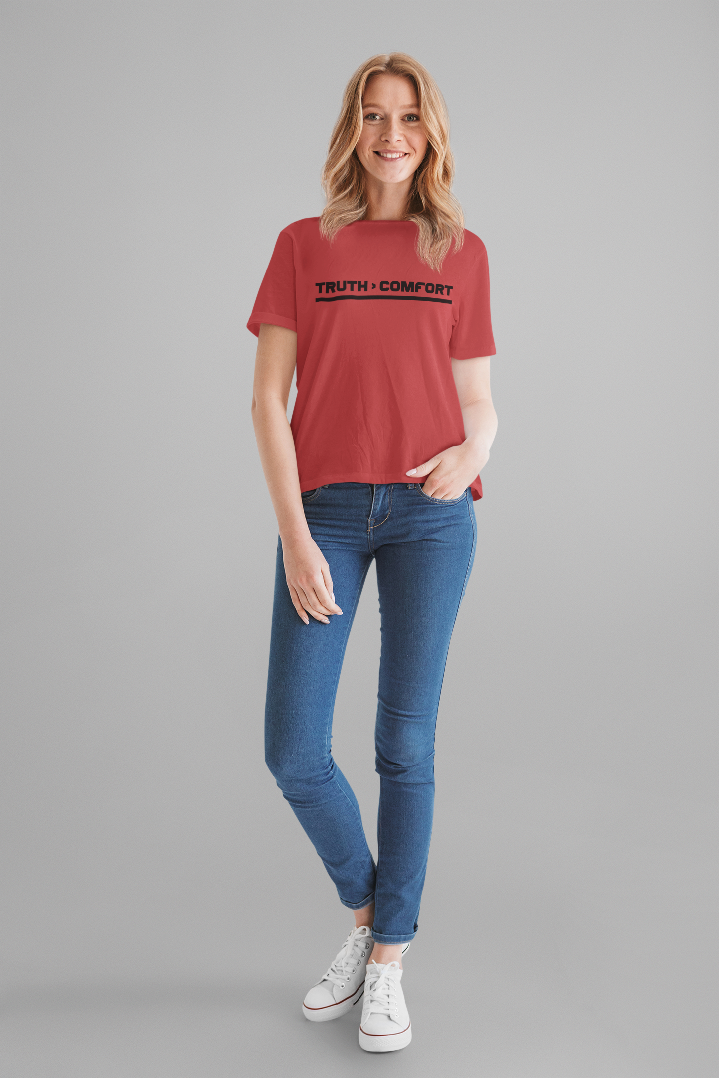 TRUTH > COMFORT | Bold Statement Graphic T-Shirt
