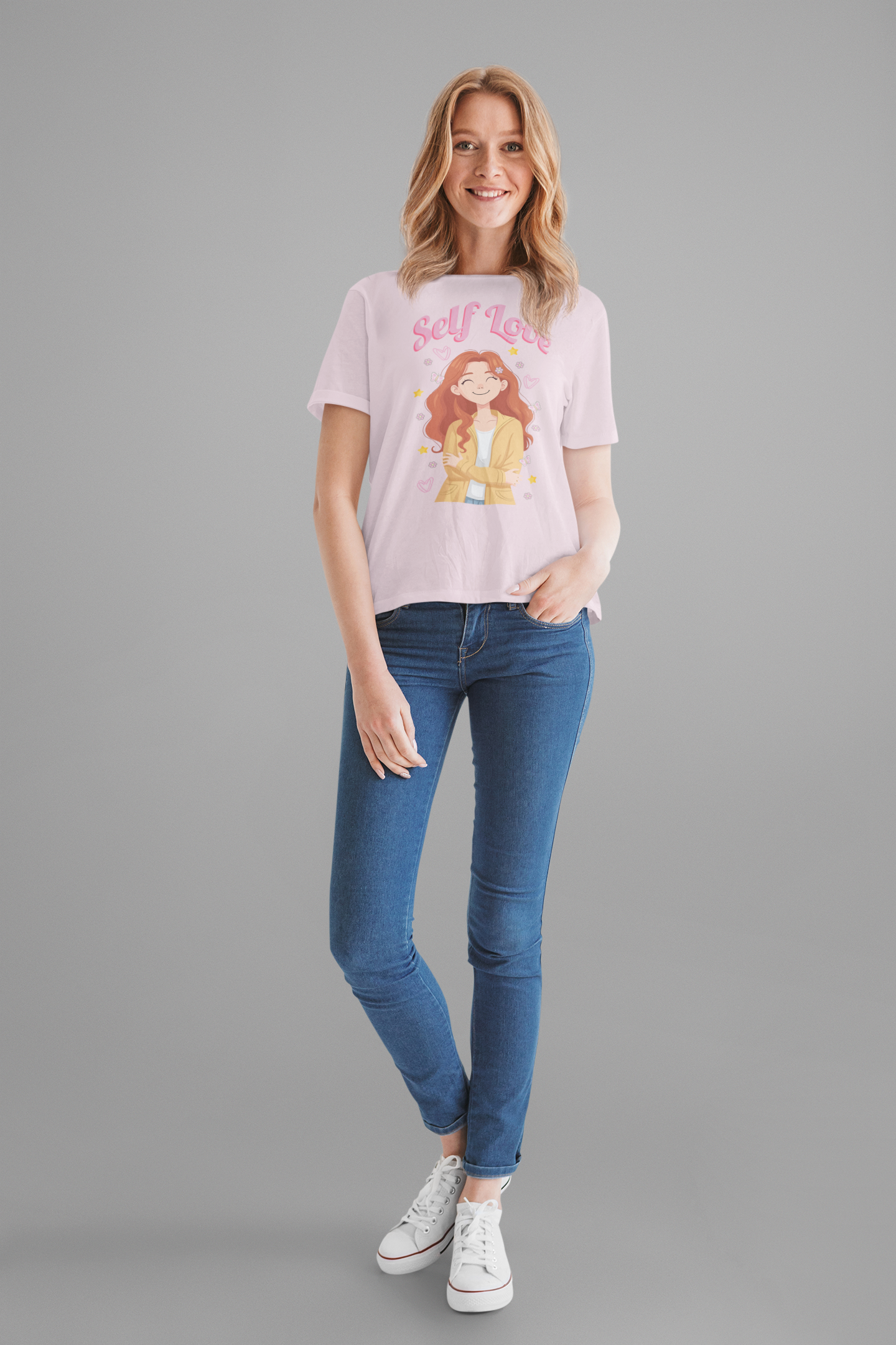 Self Love Official Graphic Statement Tee for Mindful Souls, Inner Peace Seekers, and Confidence Builders Who Radiate Self Respect