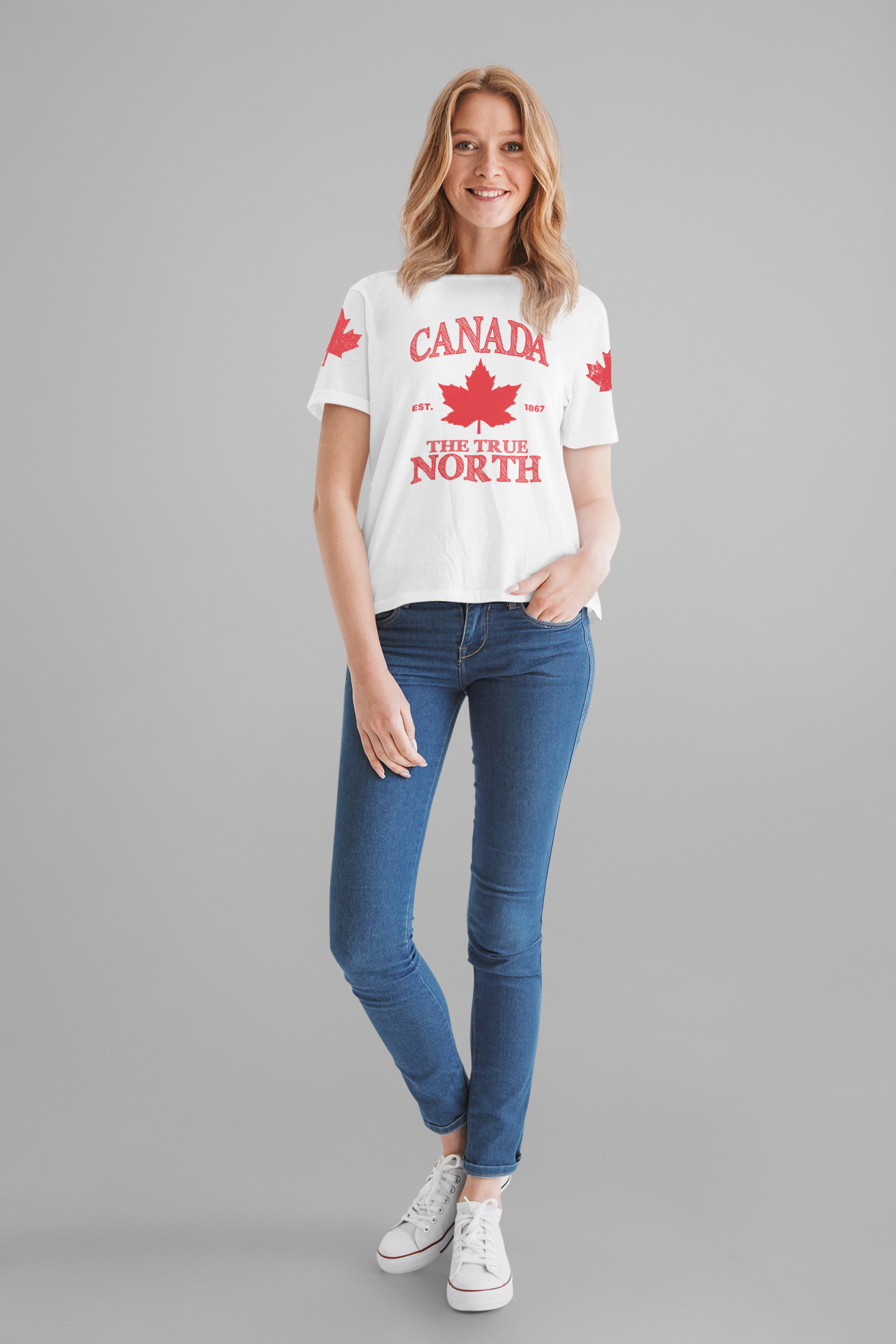 Canada True North Sketch Maple T-Shirt