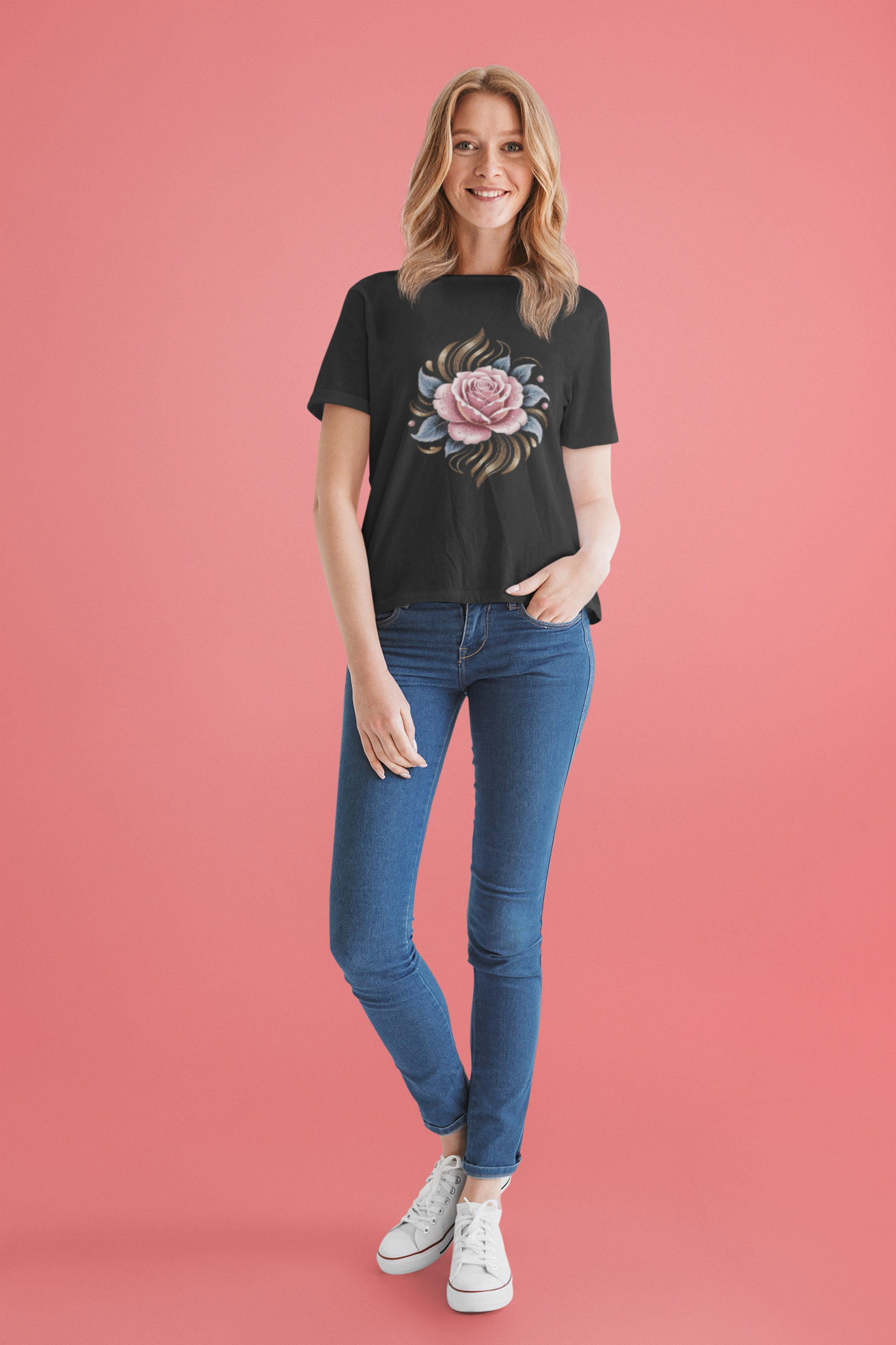 Roses & Rebirth Watercolor T-Shirt