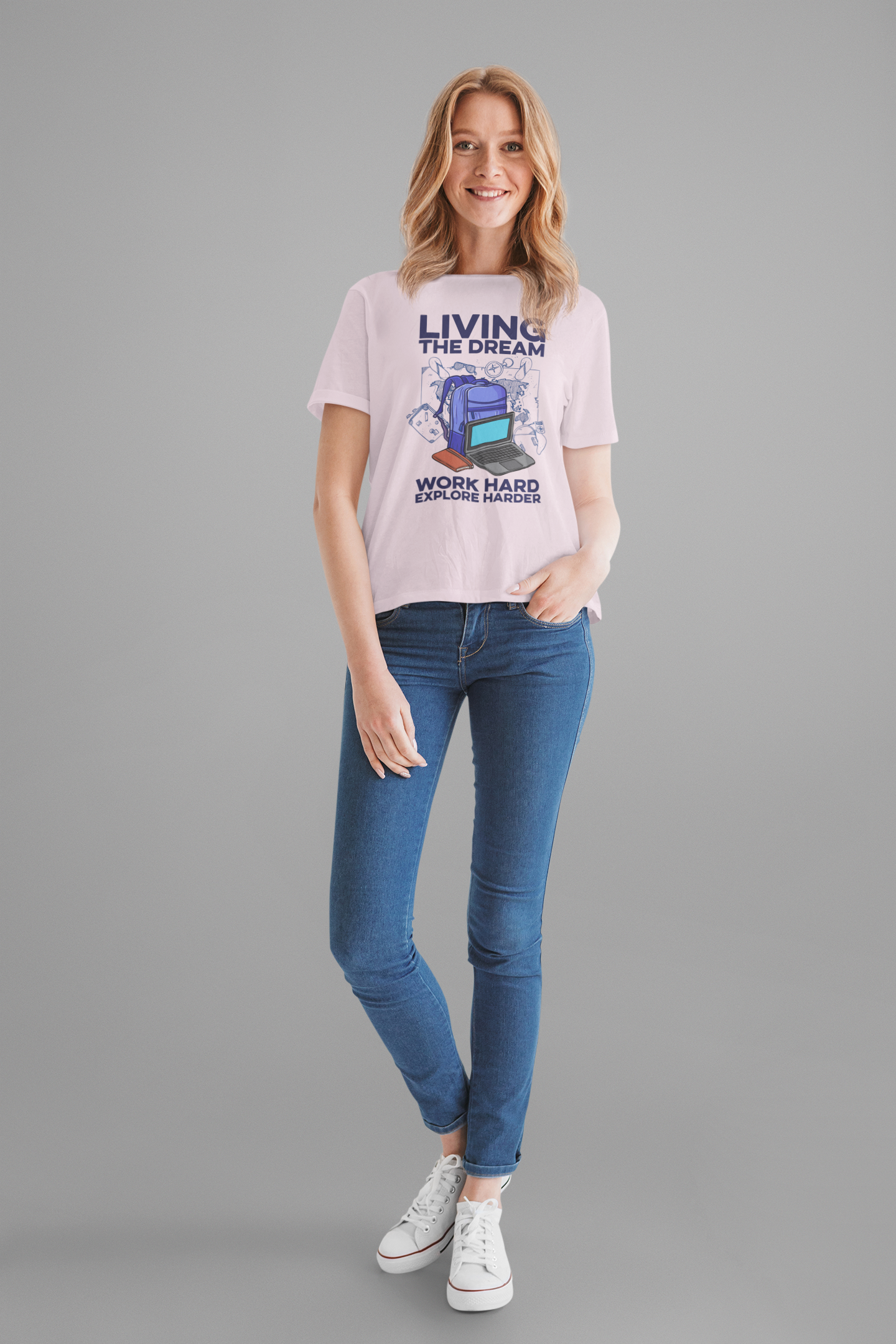 Living the Dream   Official Graphic Statement Tee for Bold Minds, Modern Thinkers, and Everyday Expression Everywhere