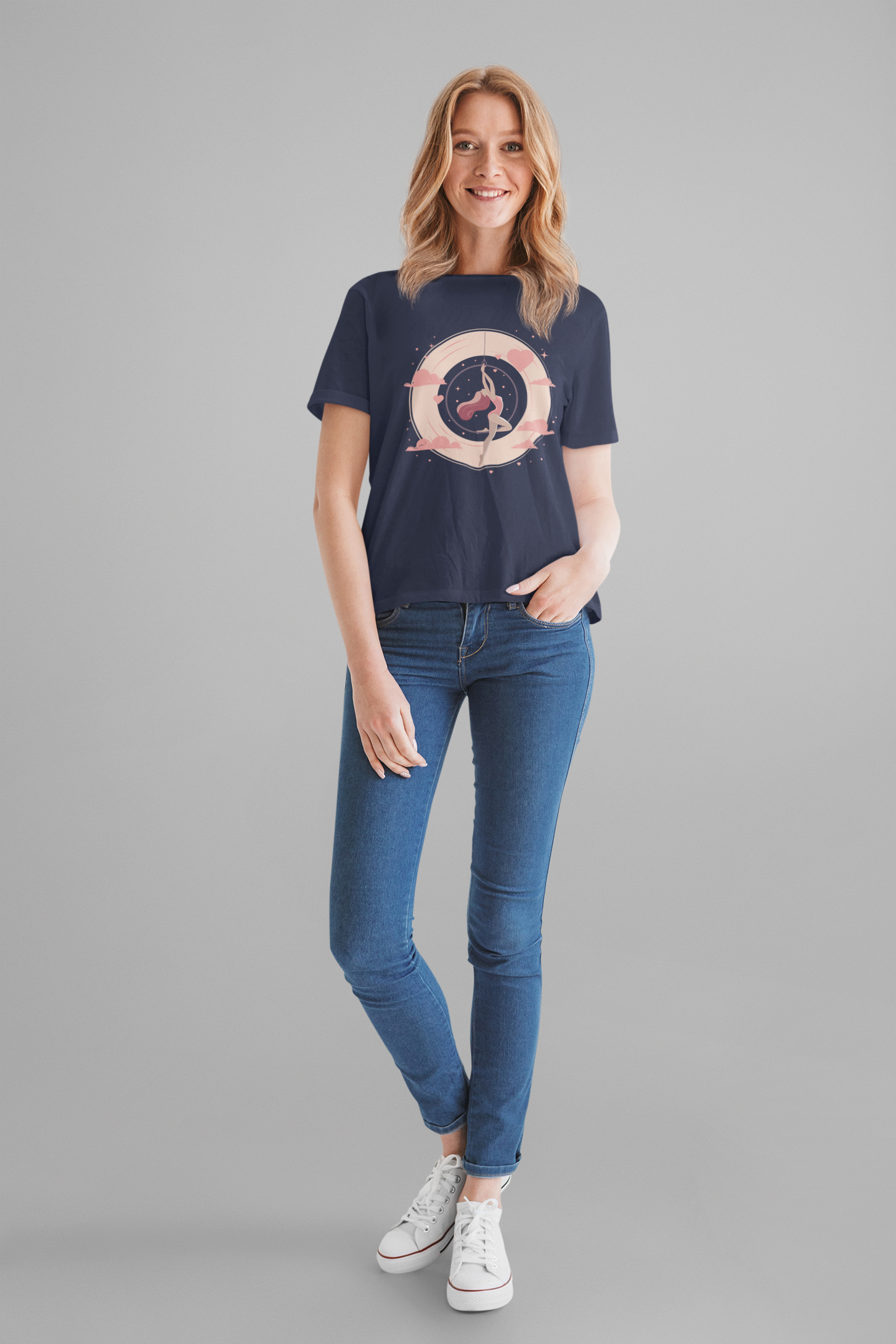 Aerial Hoop Aerialist - Elegant & Artistic Dancer T-Shirt