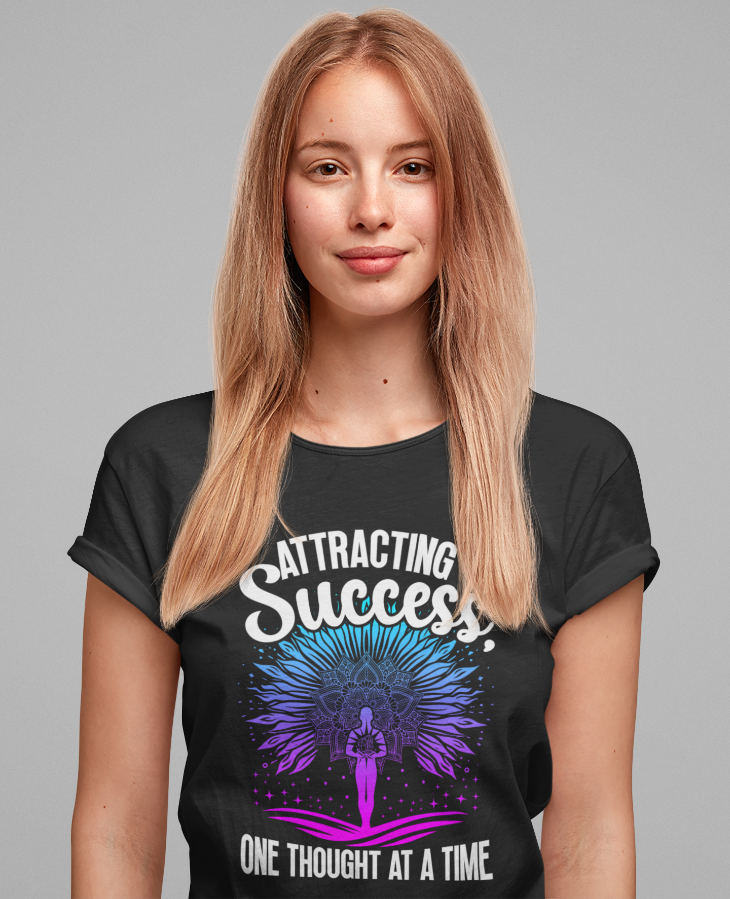 Stay Positive Manifest Abundance Shirt, Spiritual Glow Anime Tee, High Vibe Mindset T Shirt, Energetic Manifestation Apparel, Uplifting Graphic Top