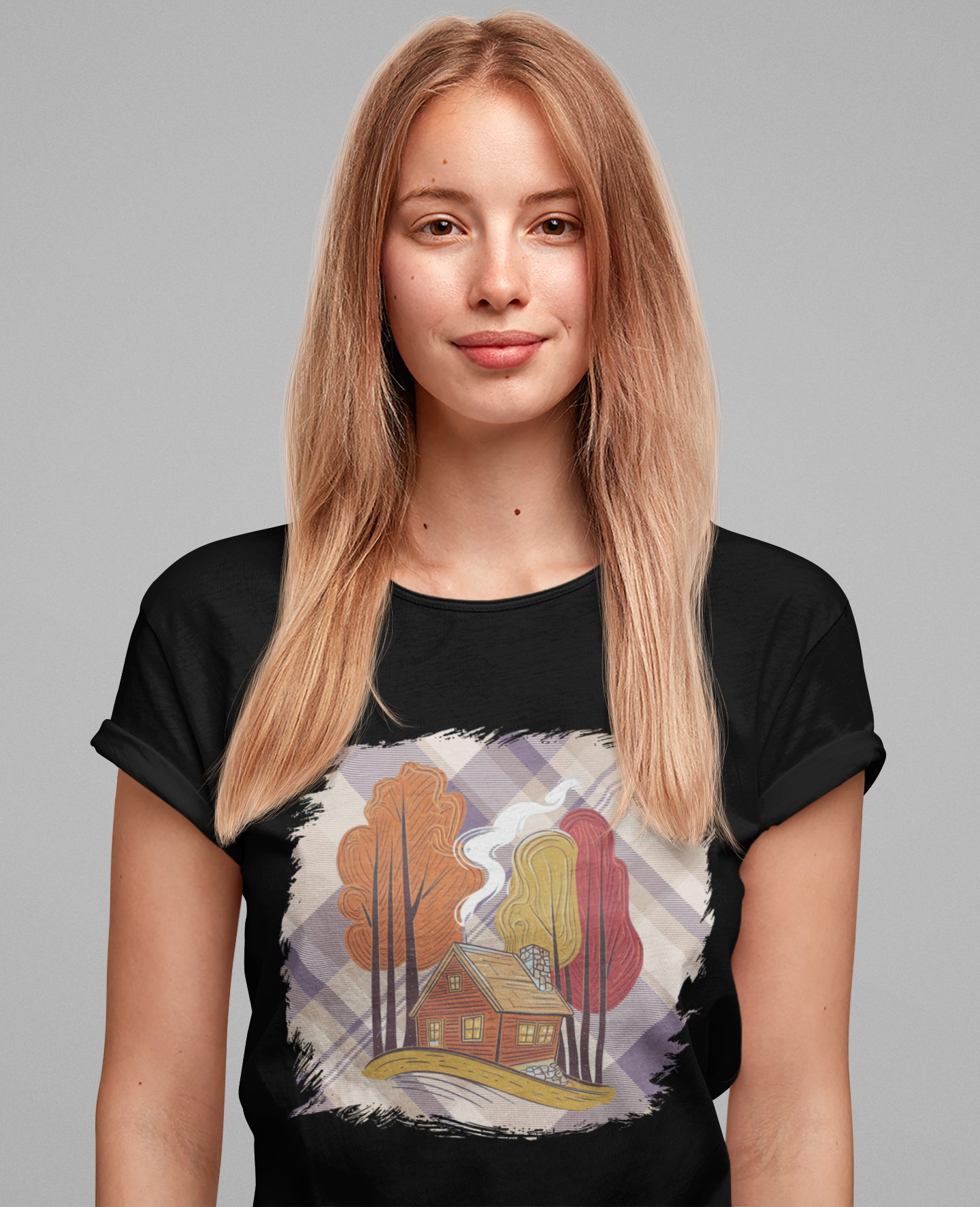 Flannels, Fires & Fall – Cozy Autumn Vibes Graphic T-Shirt