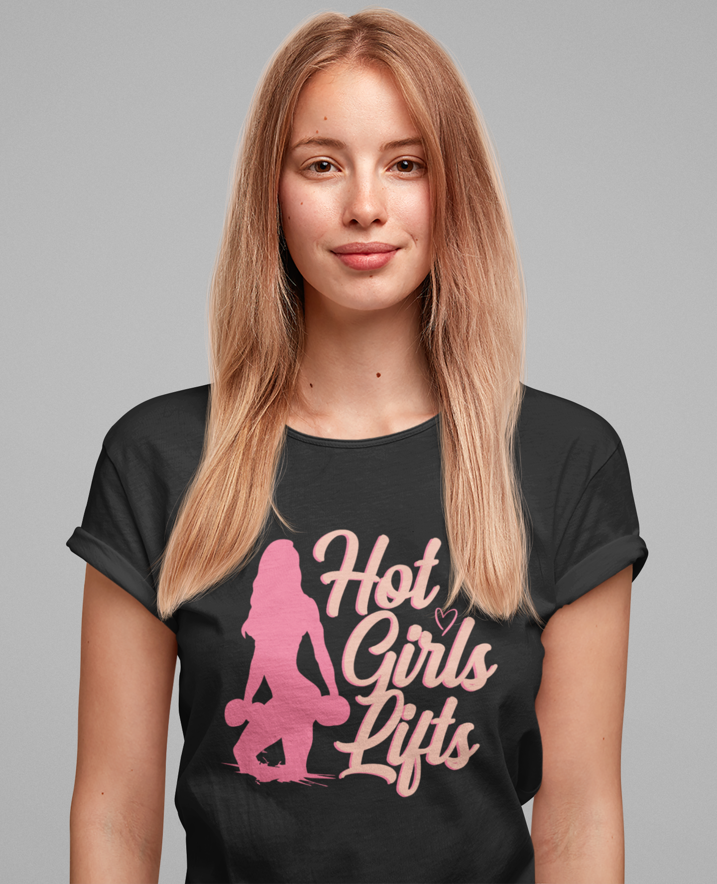 Hot Girl Lifting Shirt, Strong Women Fitness Tee, Gym Motivation T Shirt, Confident Workout Apparel, Barbell Babe Graphic Top