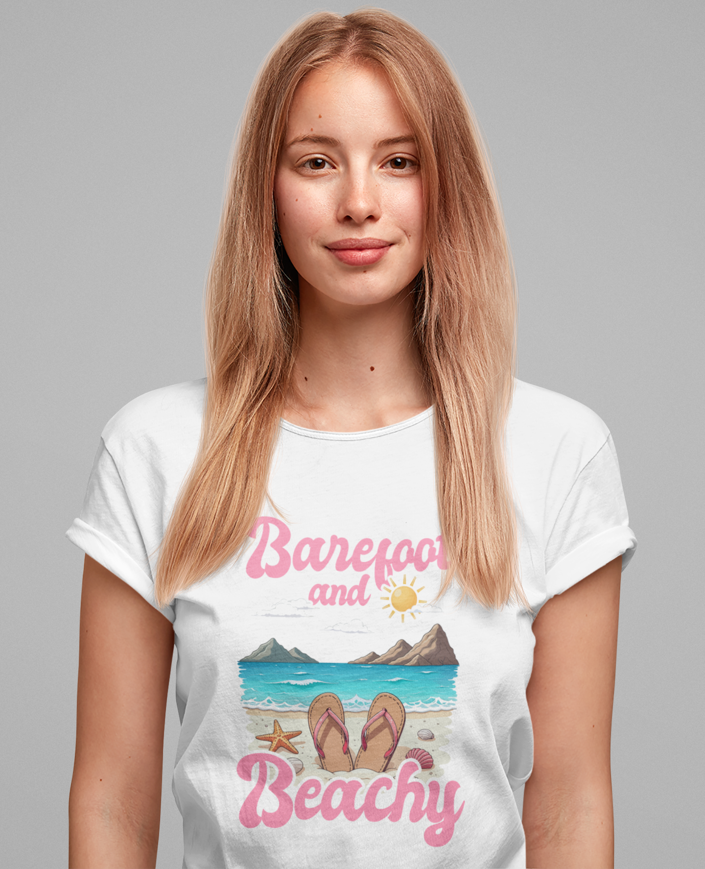 Barefoot and Beachy Coastal Chill T-Shirt