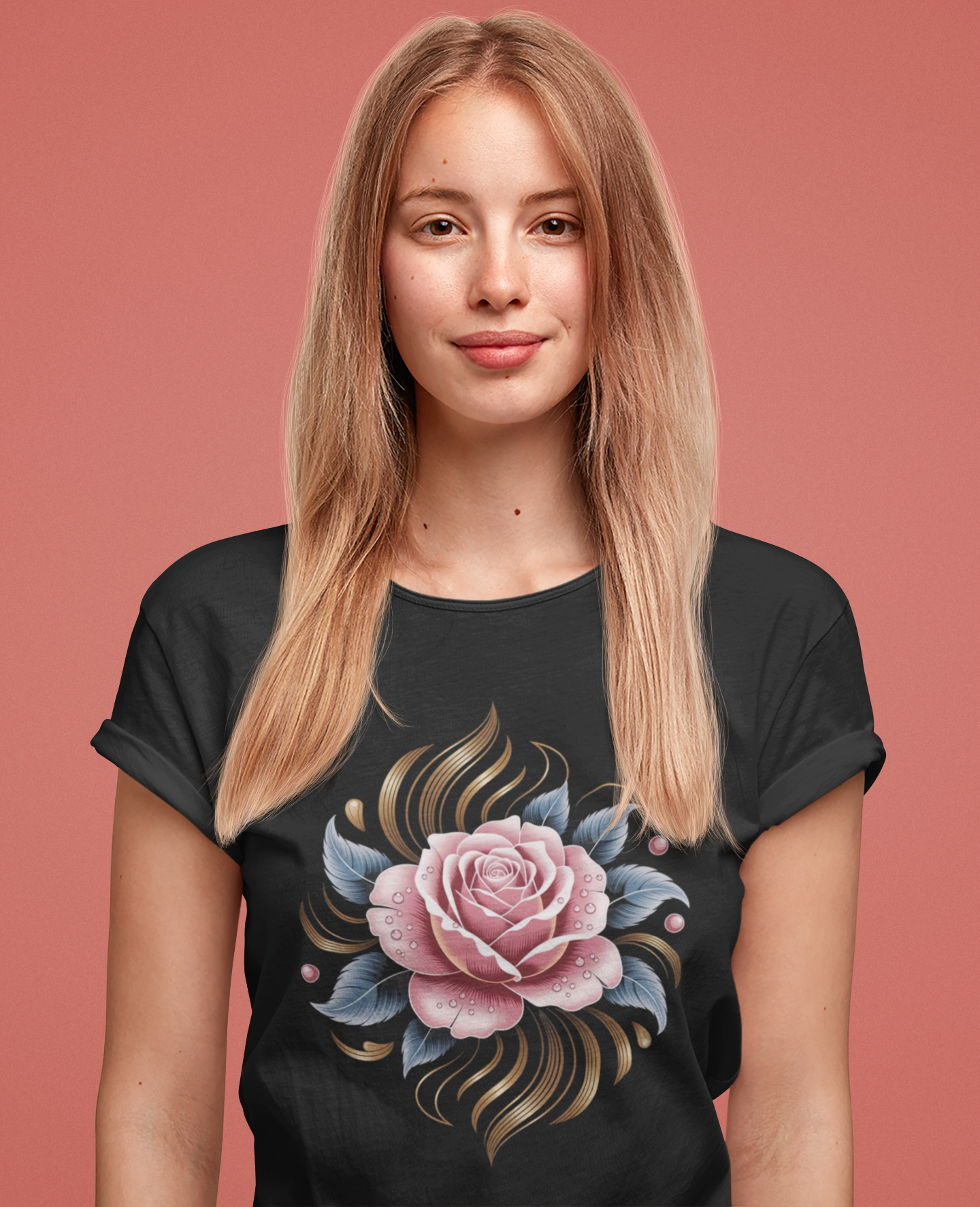 Roses & Rebirth Watercolor T-Shirt