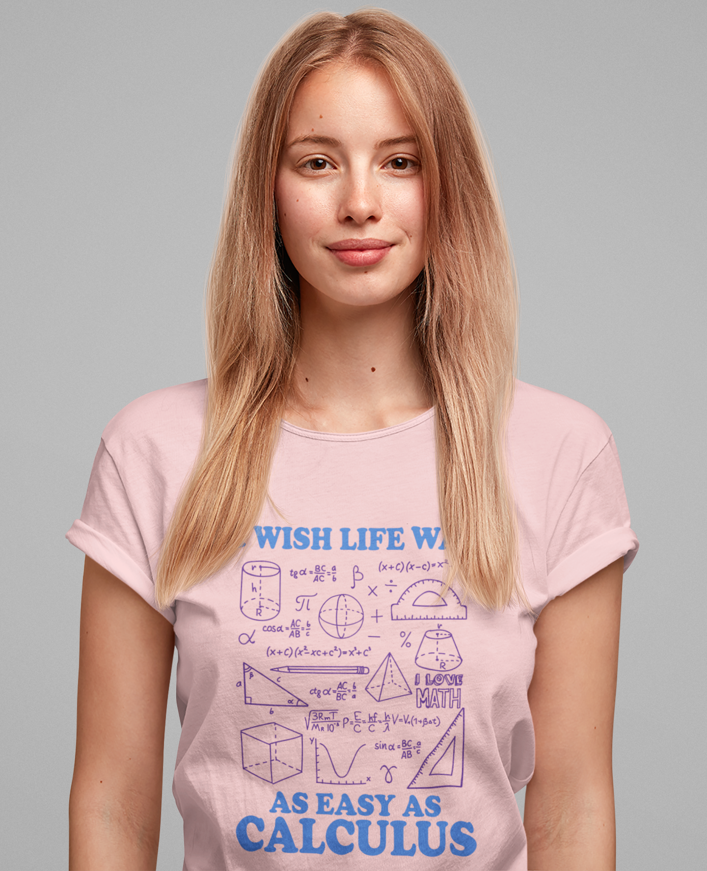 I Wish Life Was as Easy as Calculus T-Shirt – Funny Math Lover Tee