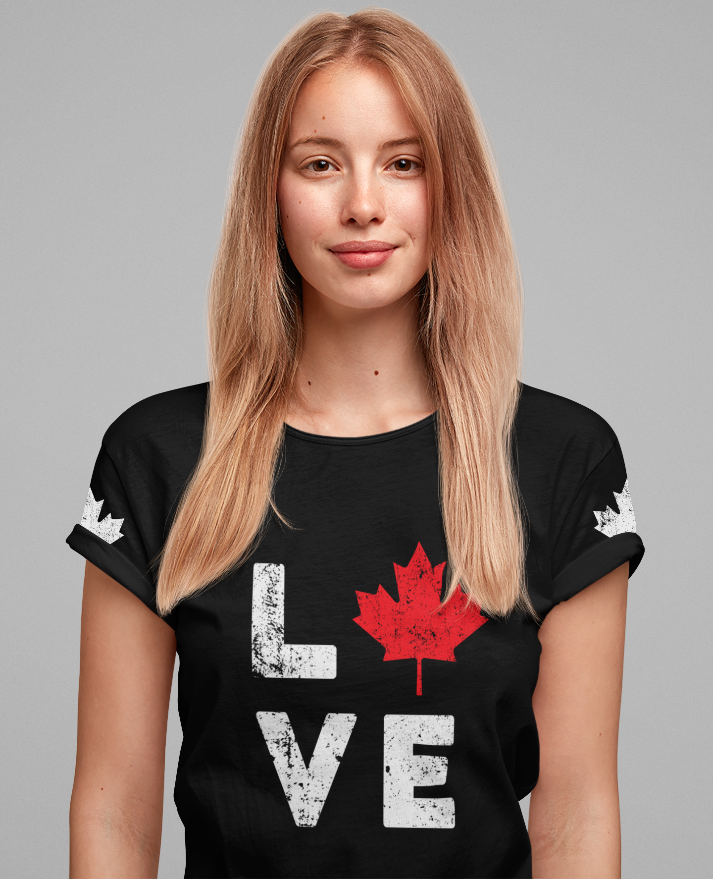 Canada Maple Leaf Love T-Shirt
