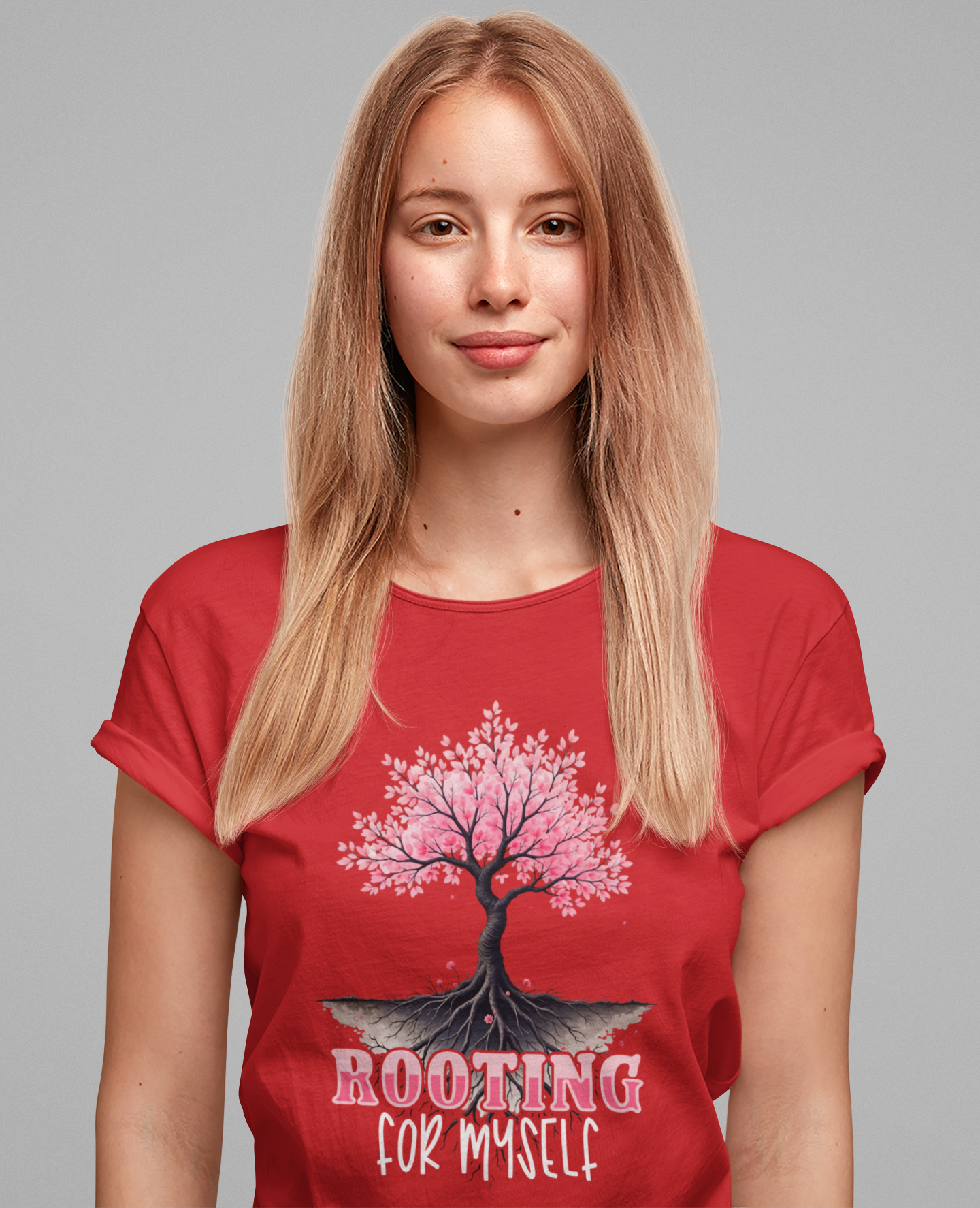 Rooting for Myself T-Shirt – Motivational Tree and Roots Graphic Tee