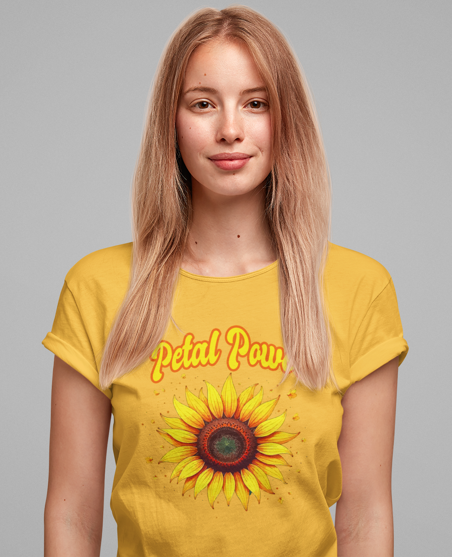 Petal Power Tee, Floral Mood Shirt, Garden Girl Top, Spring Energy Graphic, Nature Strength Gift Tee