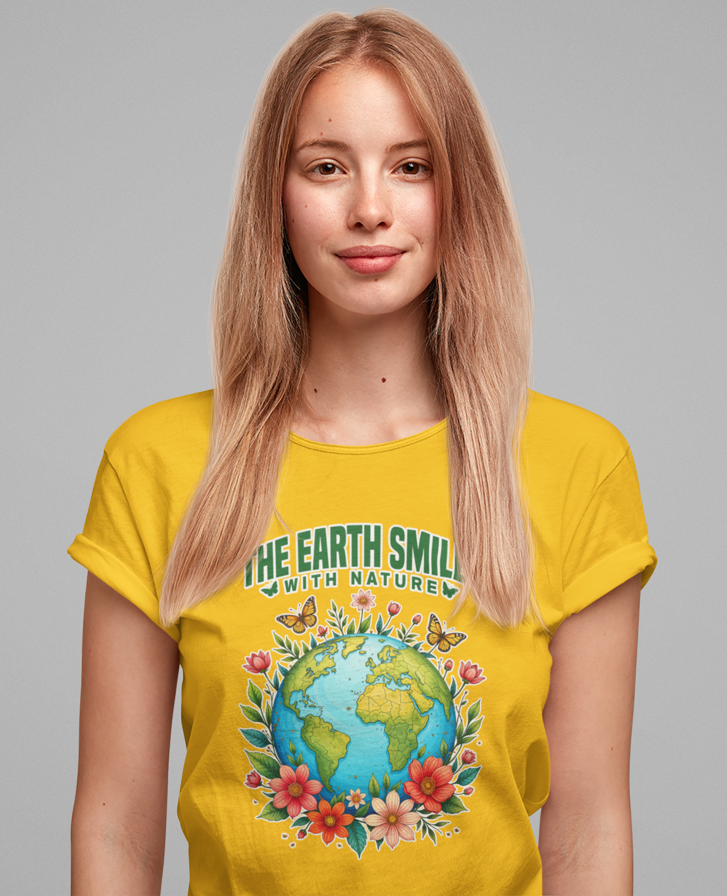 The Earth Smiles In Flowers Shirt, Nature Inspired Floral Tee, Earth Day Garden T Shirt, Botanical Art Apparel, Bloom With Nature Top