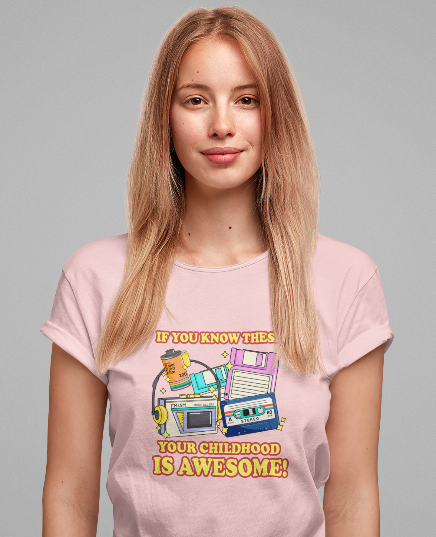 If You Know These Your Childhood was Awesome T-Shirt – Retro Nostalgia Tech Tee