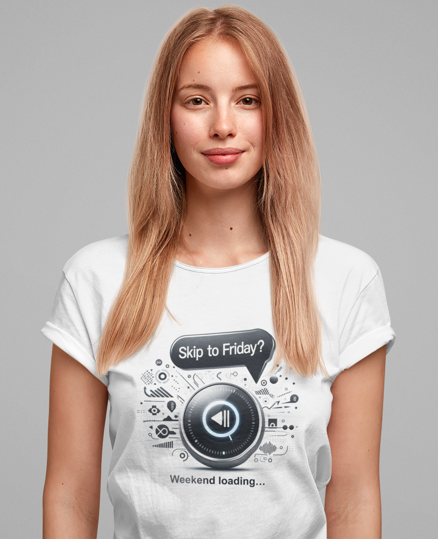 Alexa, Skip to Friday Skip to Friday & Weekend Loading | Media Icons Graphic T-Shirt
