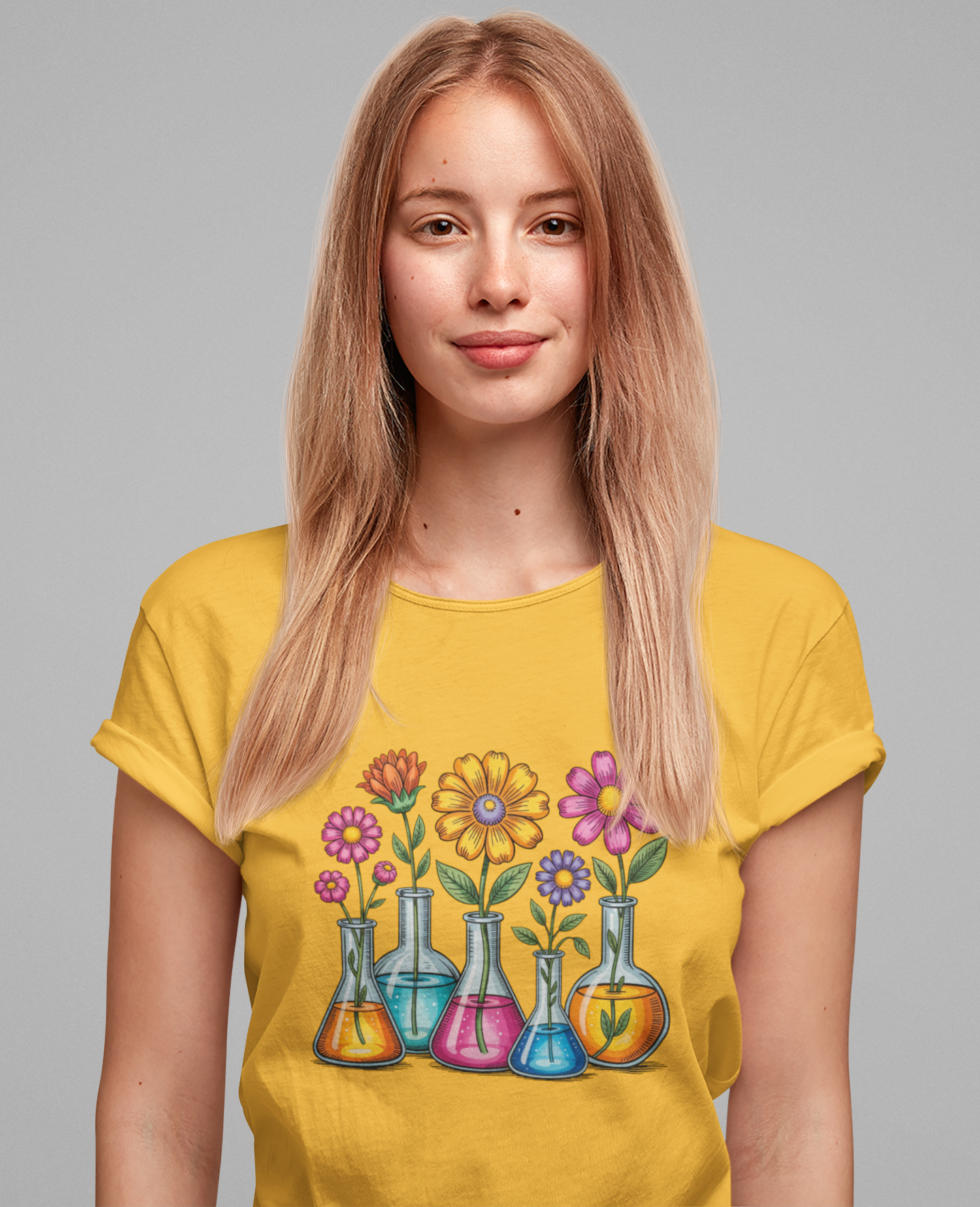 Chemistry Flower Power Shirt – Botanical Science Graphic Tee