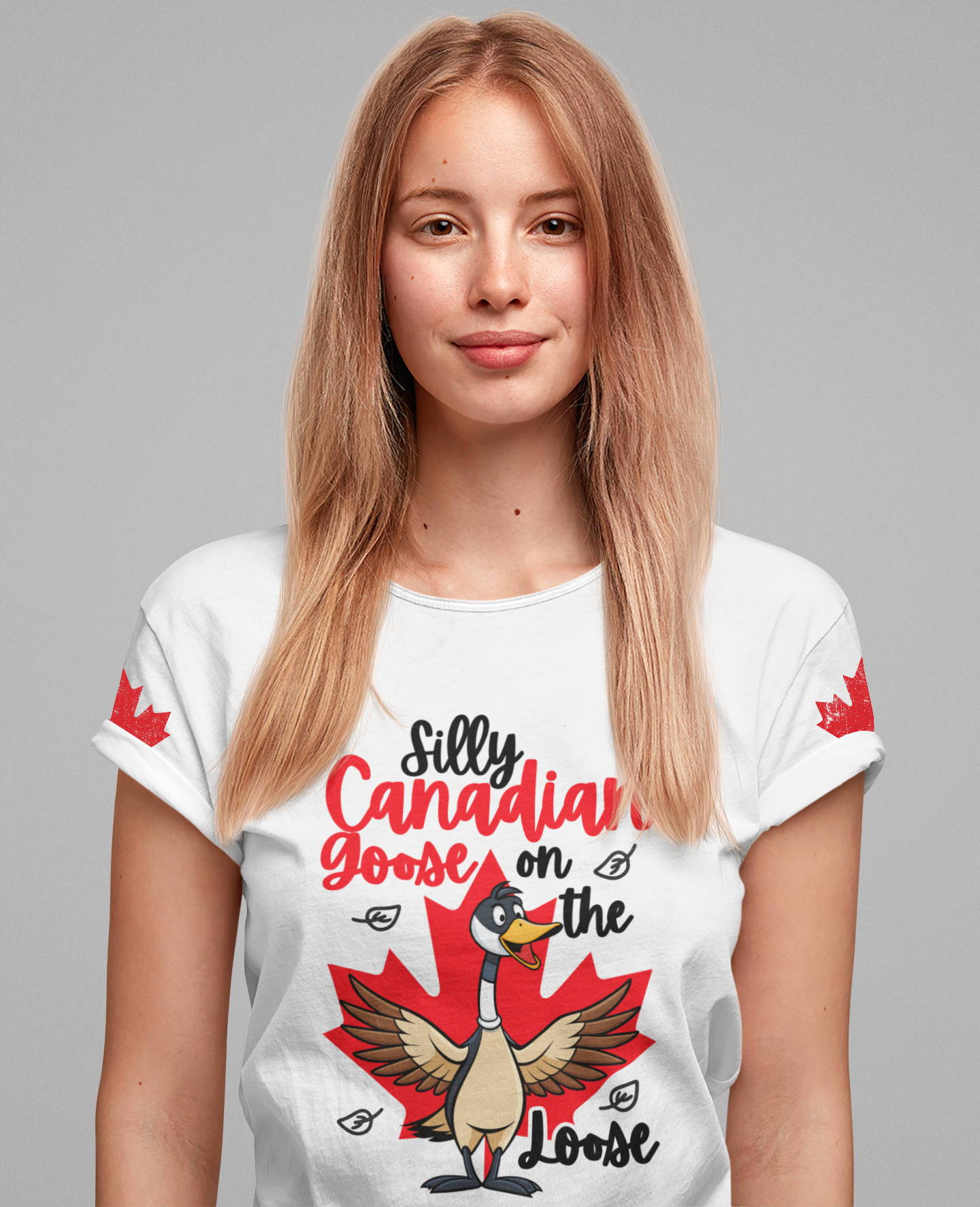 Silly Canadian Goose On the Loose T-Shirt
