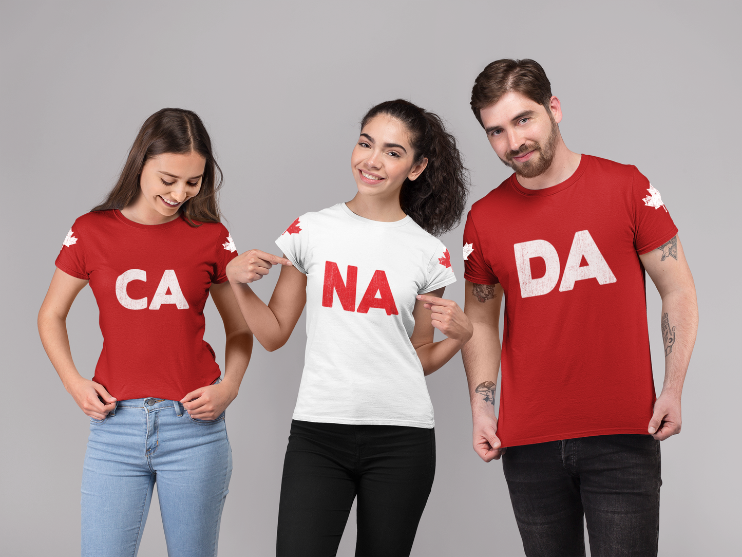Canada Trio Maple Split Classic - DA T-Shirt Set